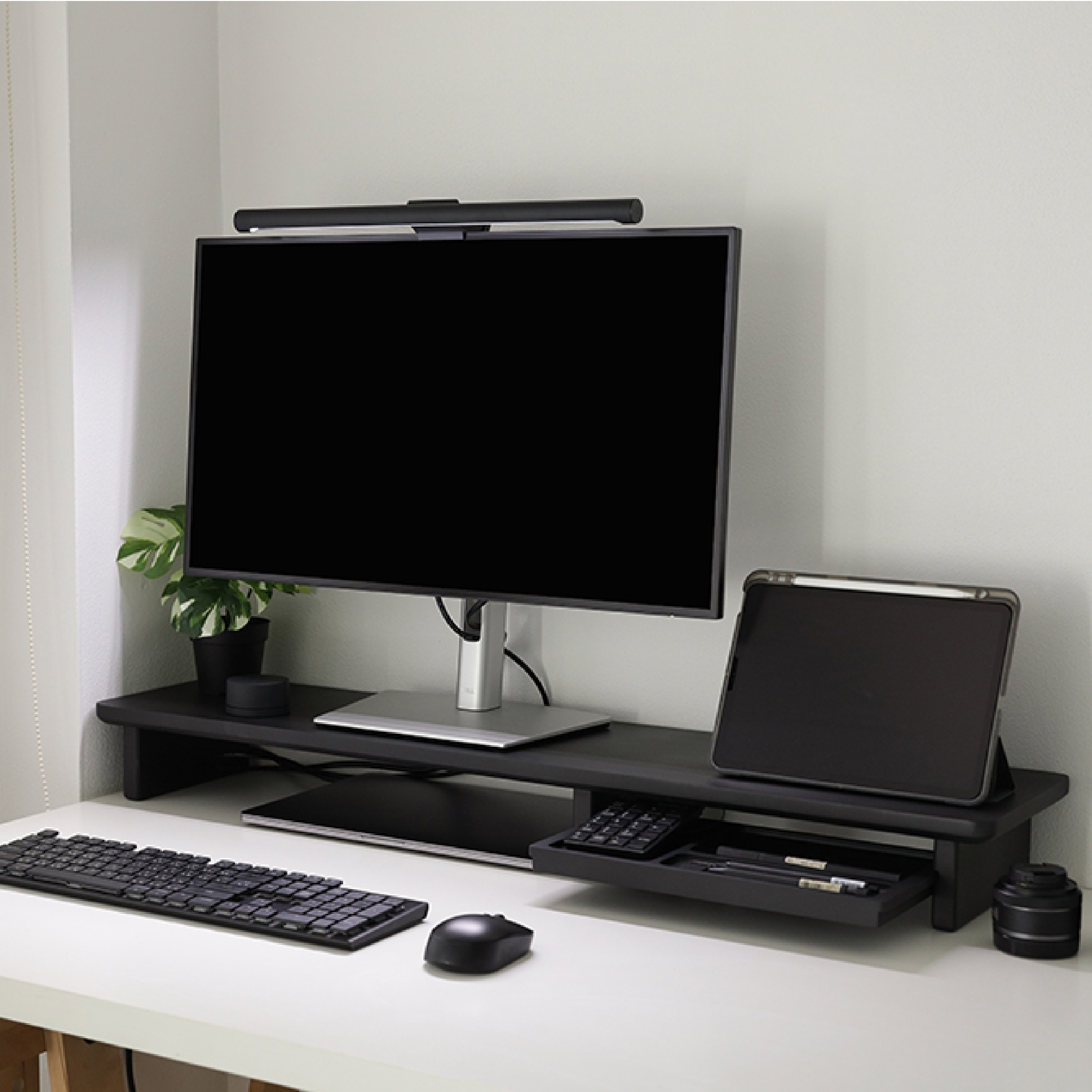 THOMAS-L Black monitor stand