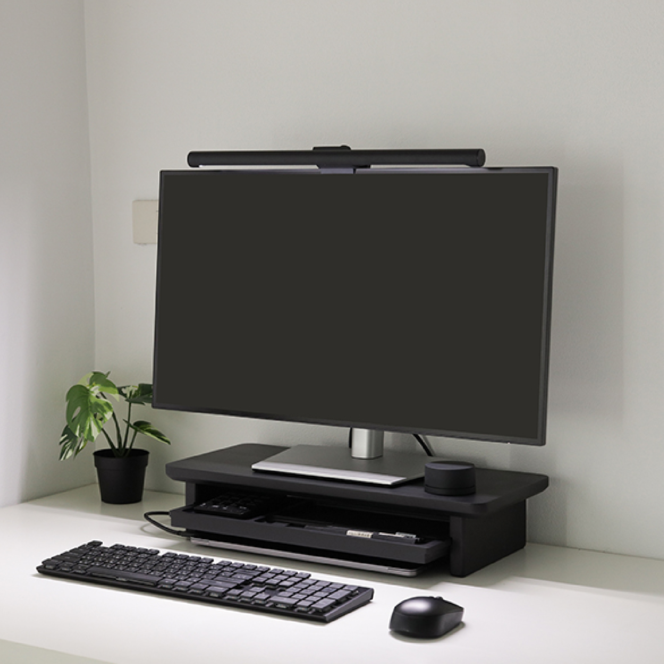 THOMAS-M Black monitor stand