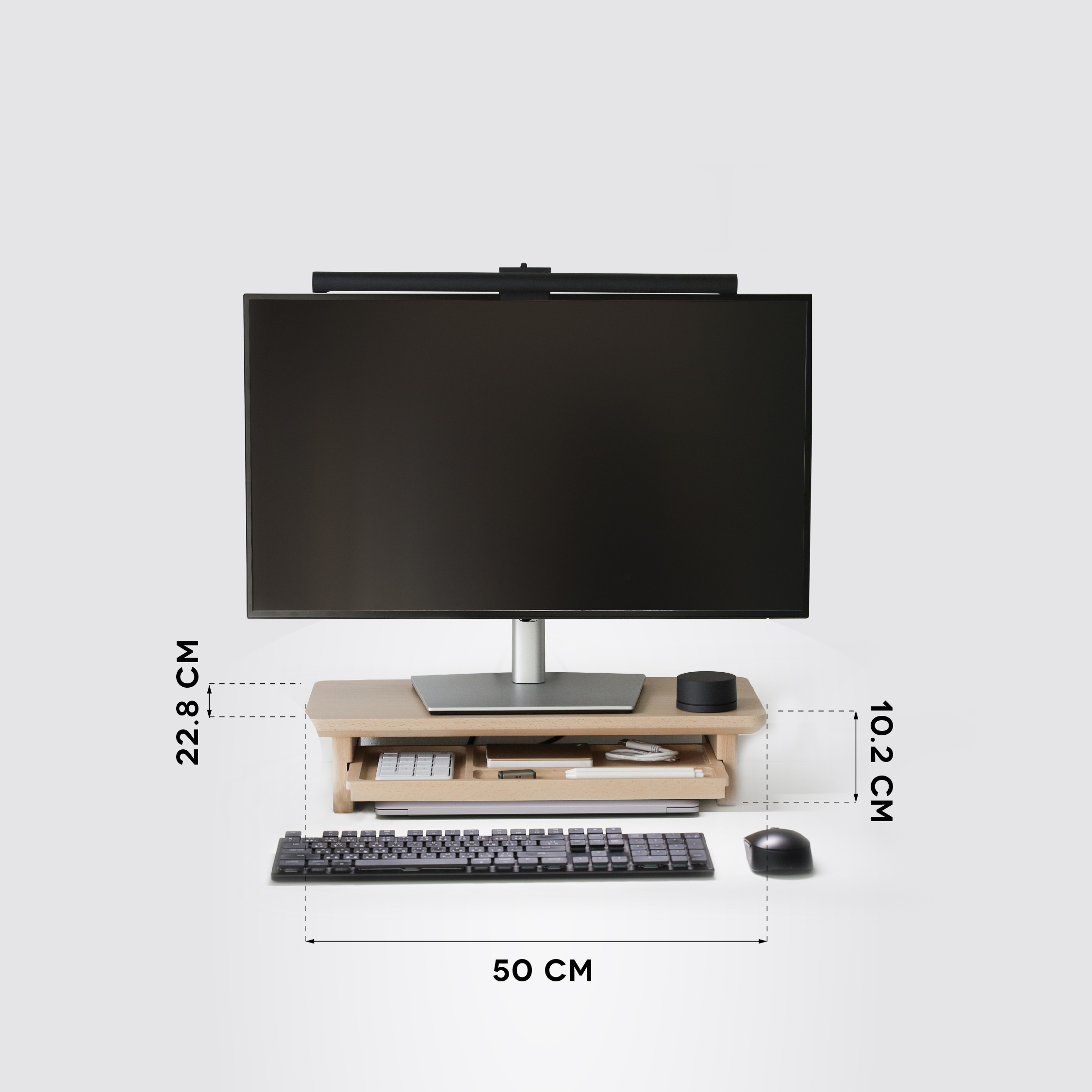 THOMAS-M Natural monitor stand
