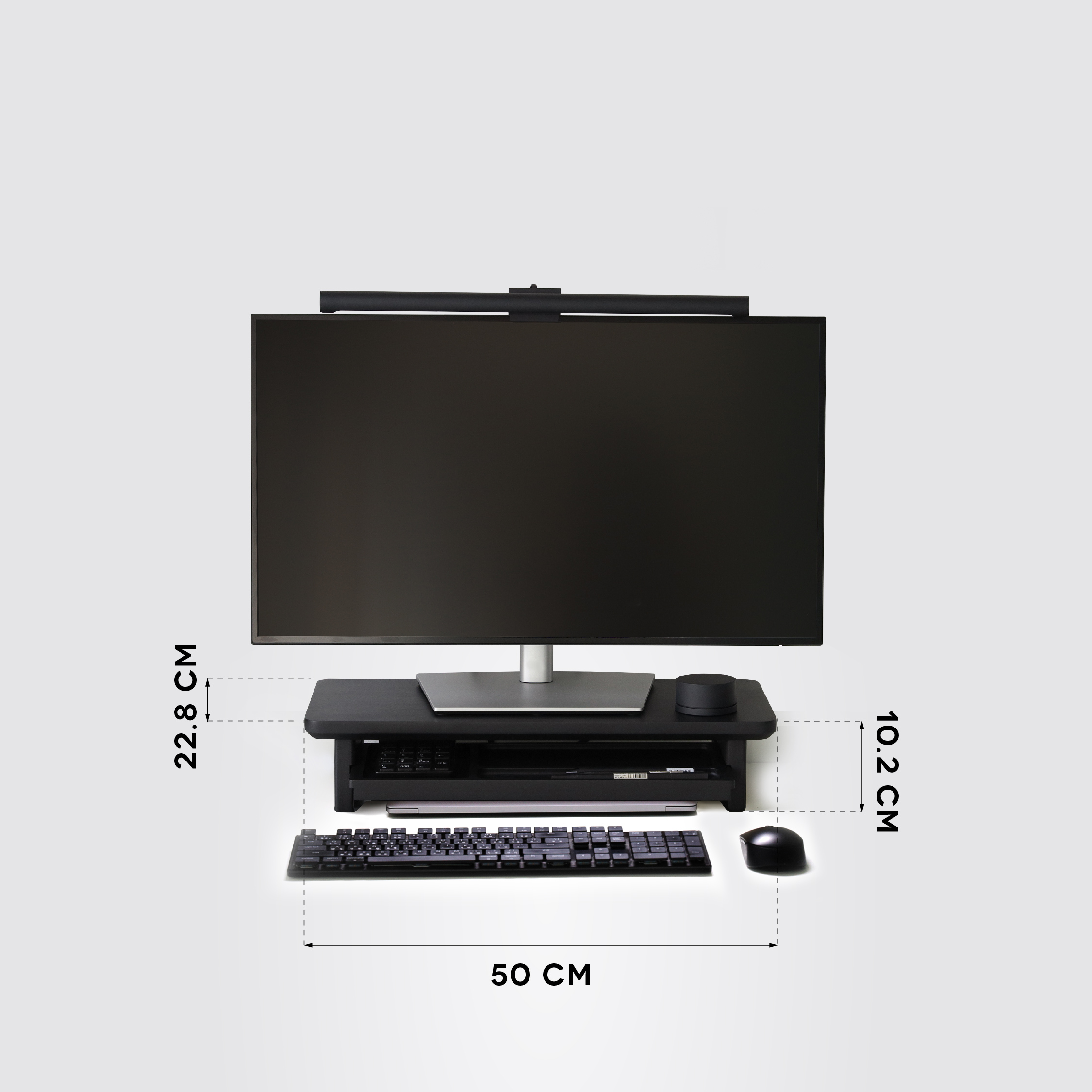 THOMAS-M Black monitor stand