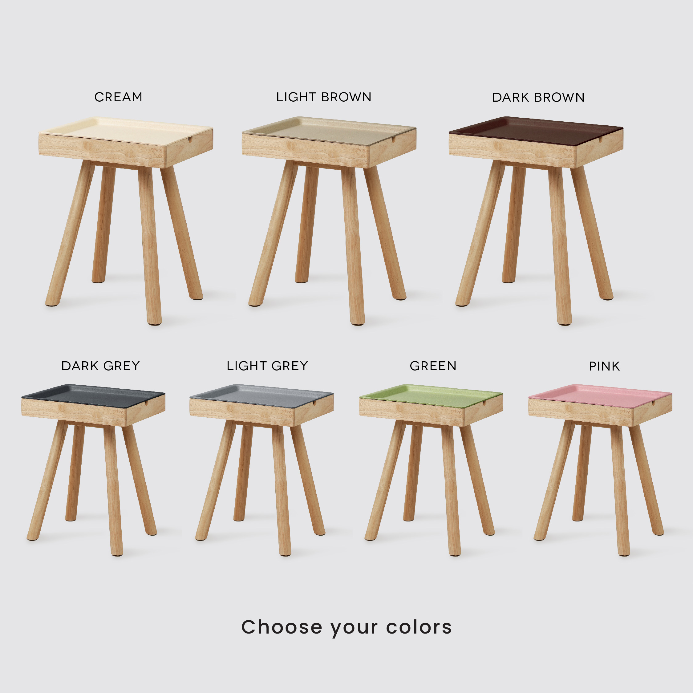 PXMD : LAYER Coffee Table Natural-Dark Grey