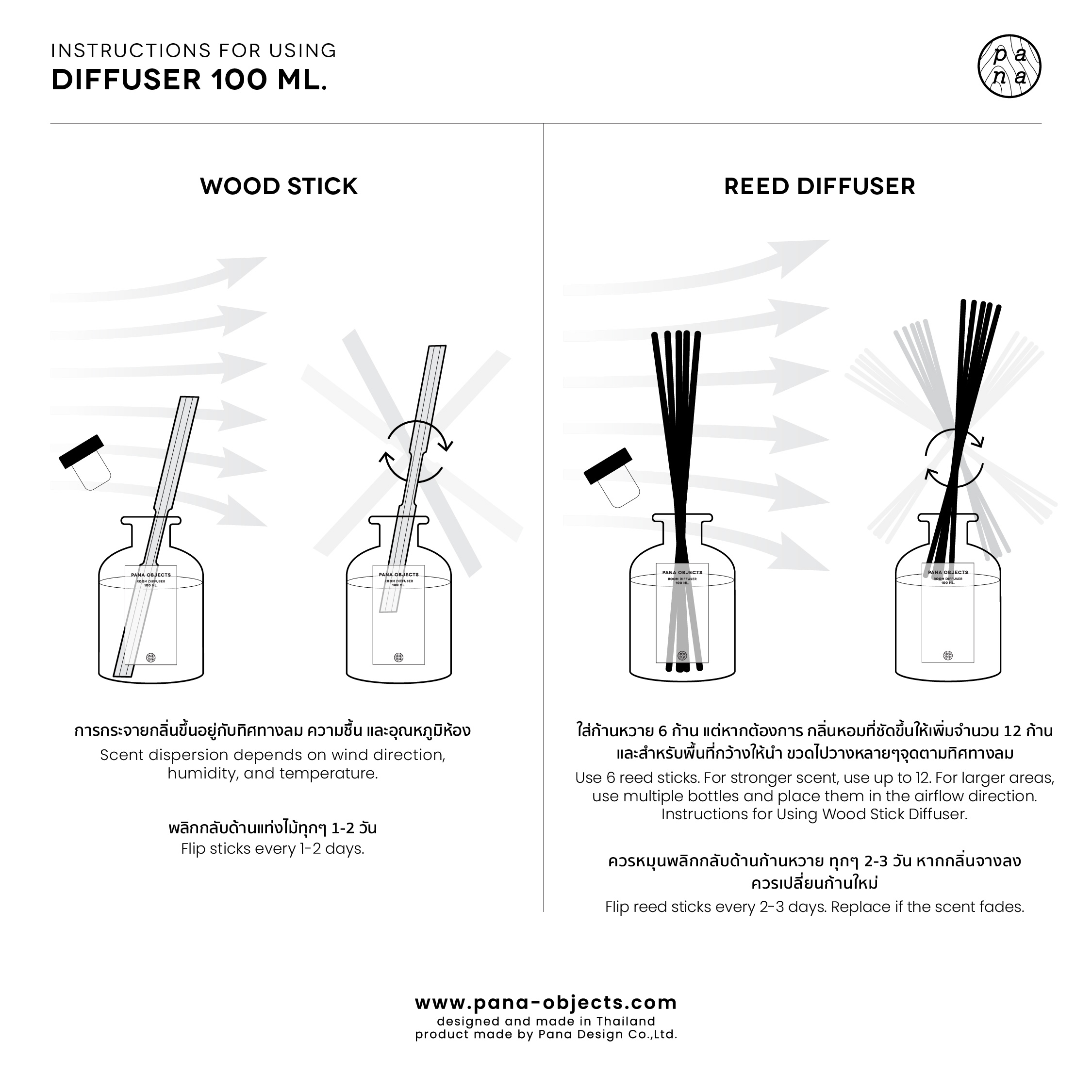 Hush Harmony 100 ml. Diffuser