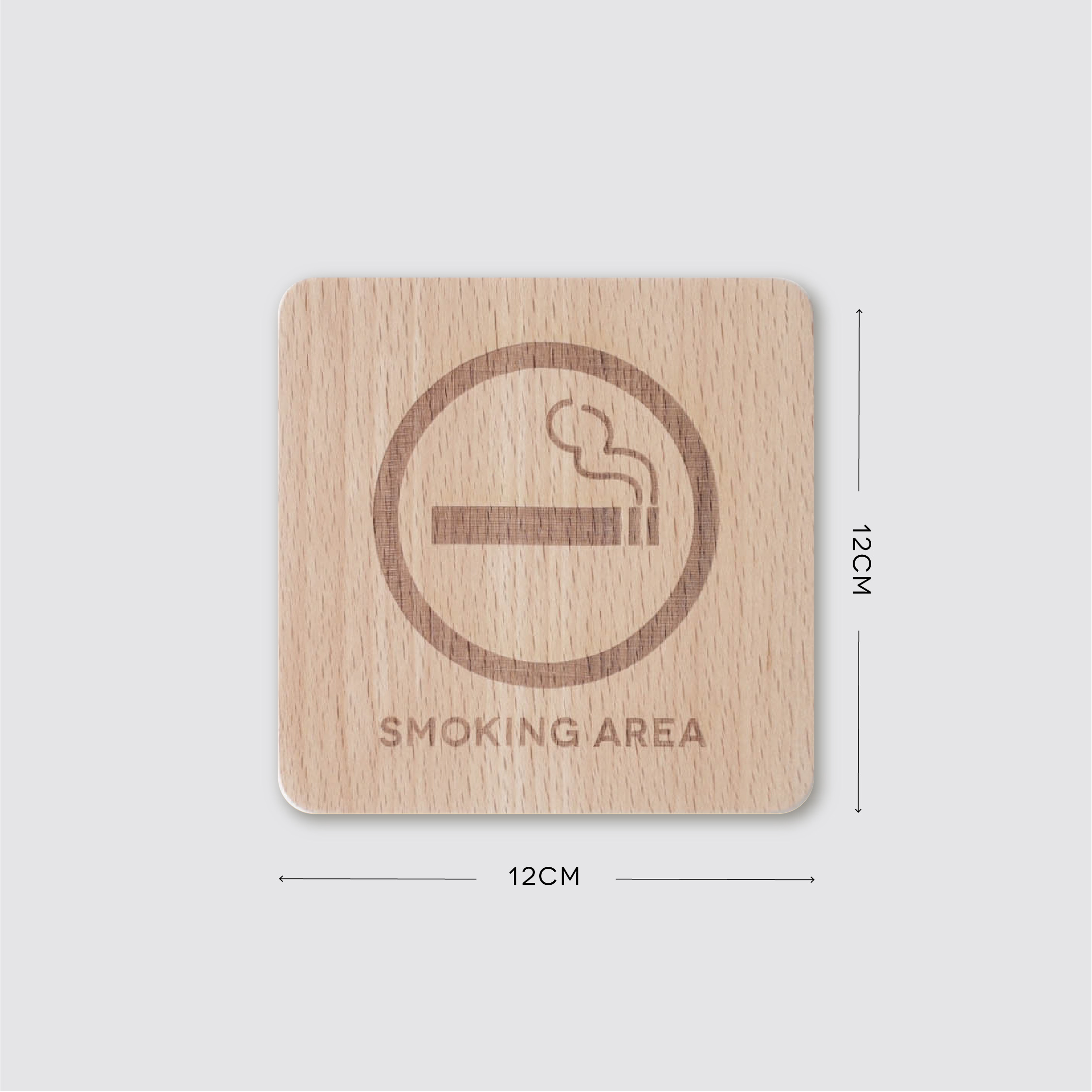 Signage-Smoking Area