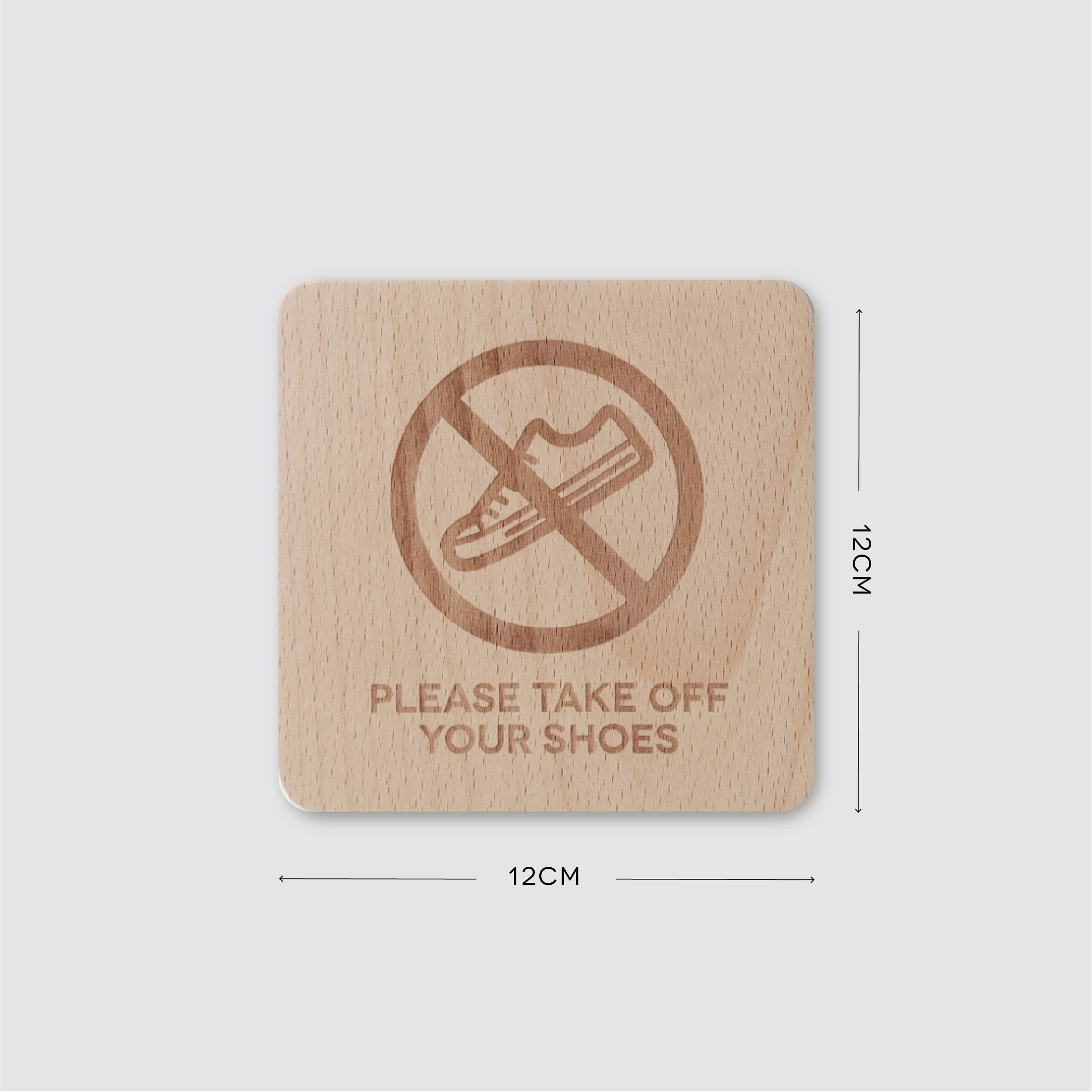 Signage-Please take off your shoes