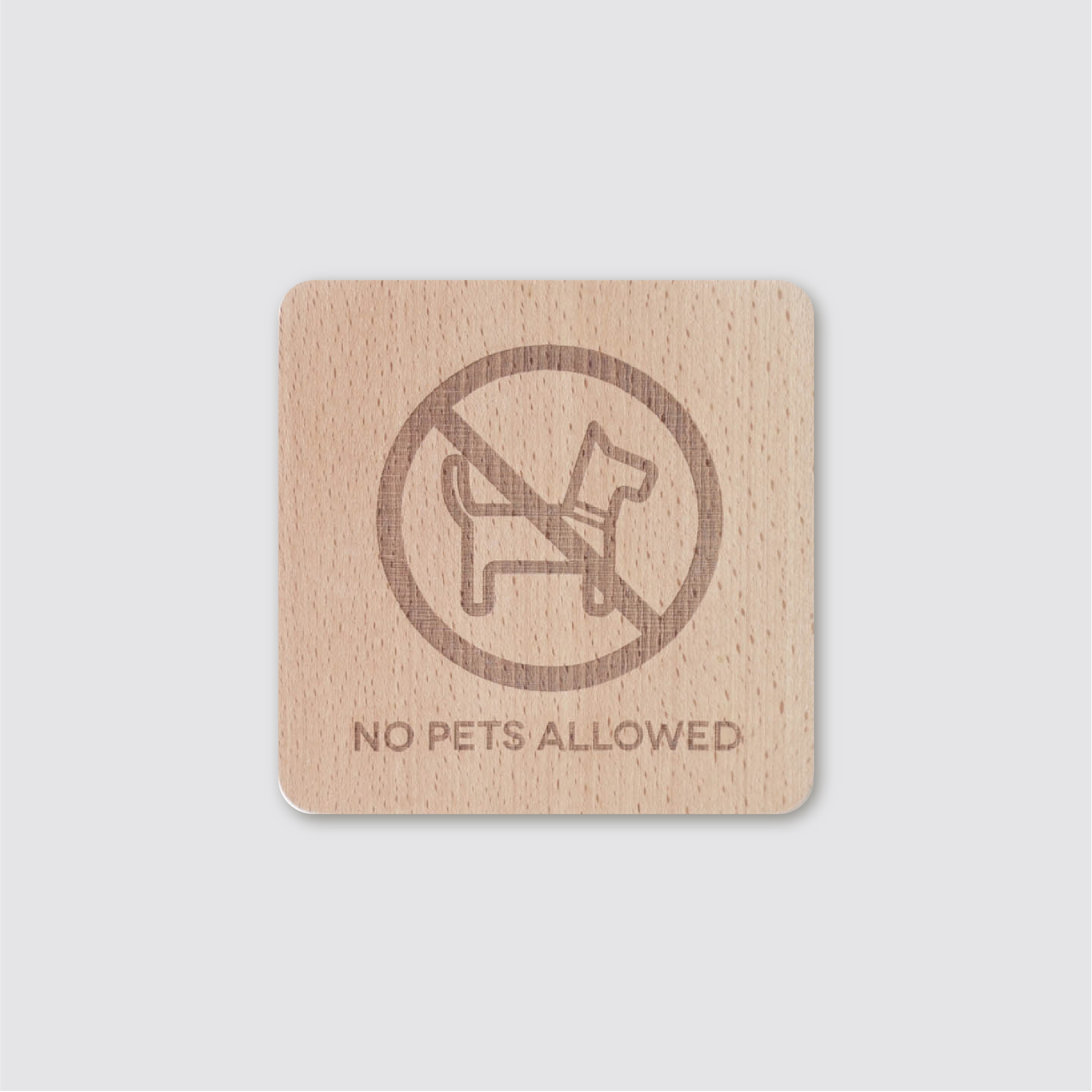 Signage-No Pet Allowed