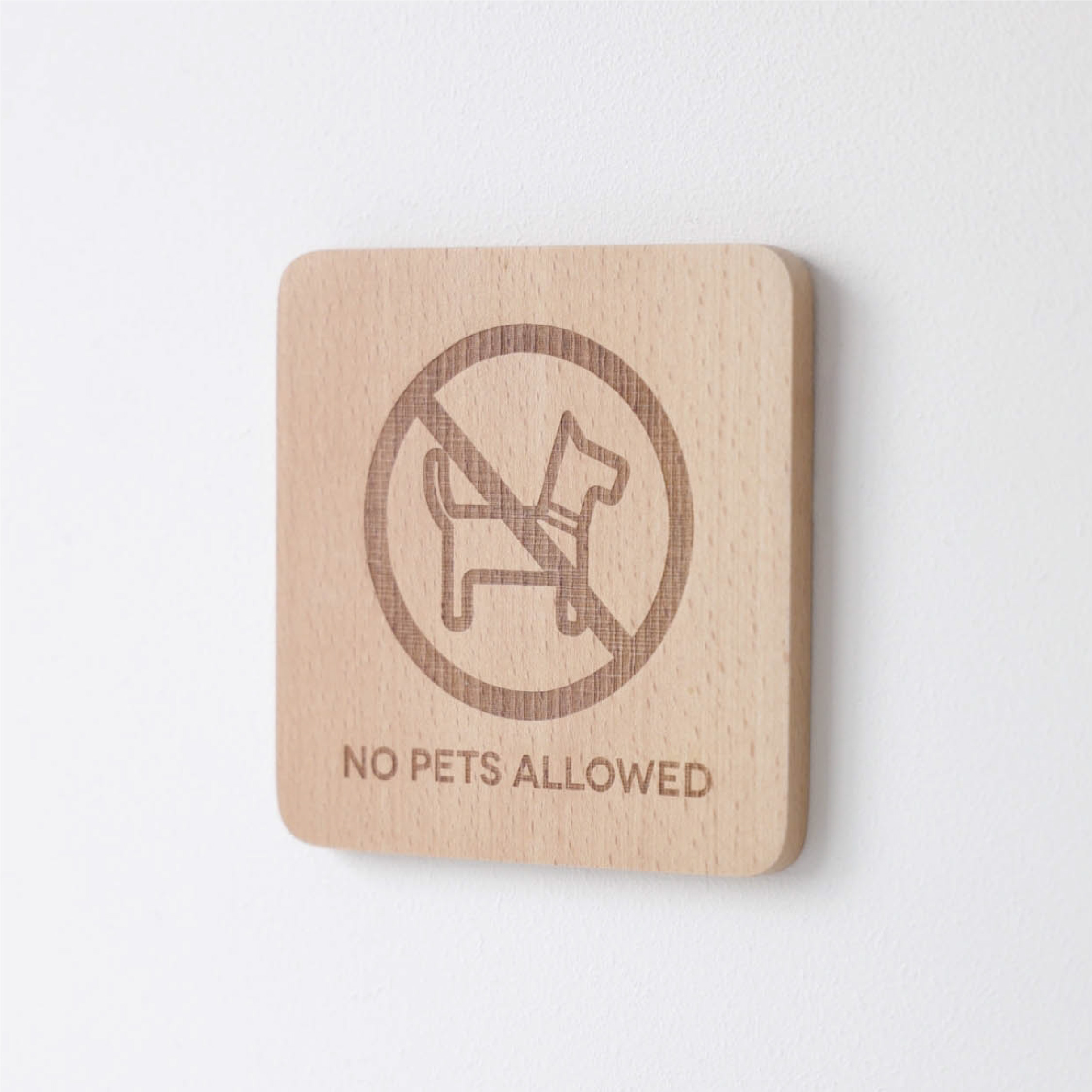 Signage-No Pet Allowed