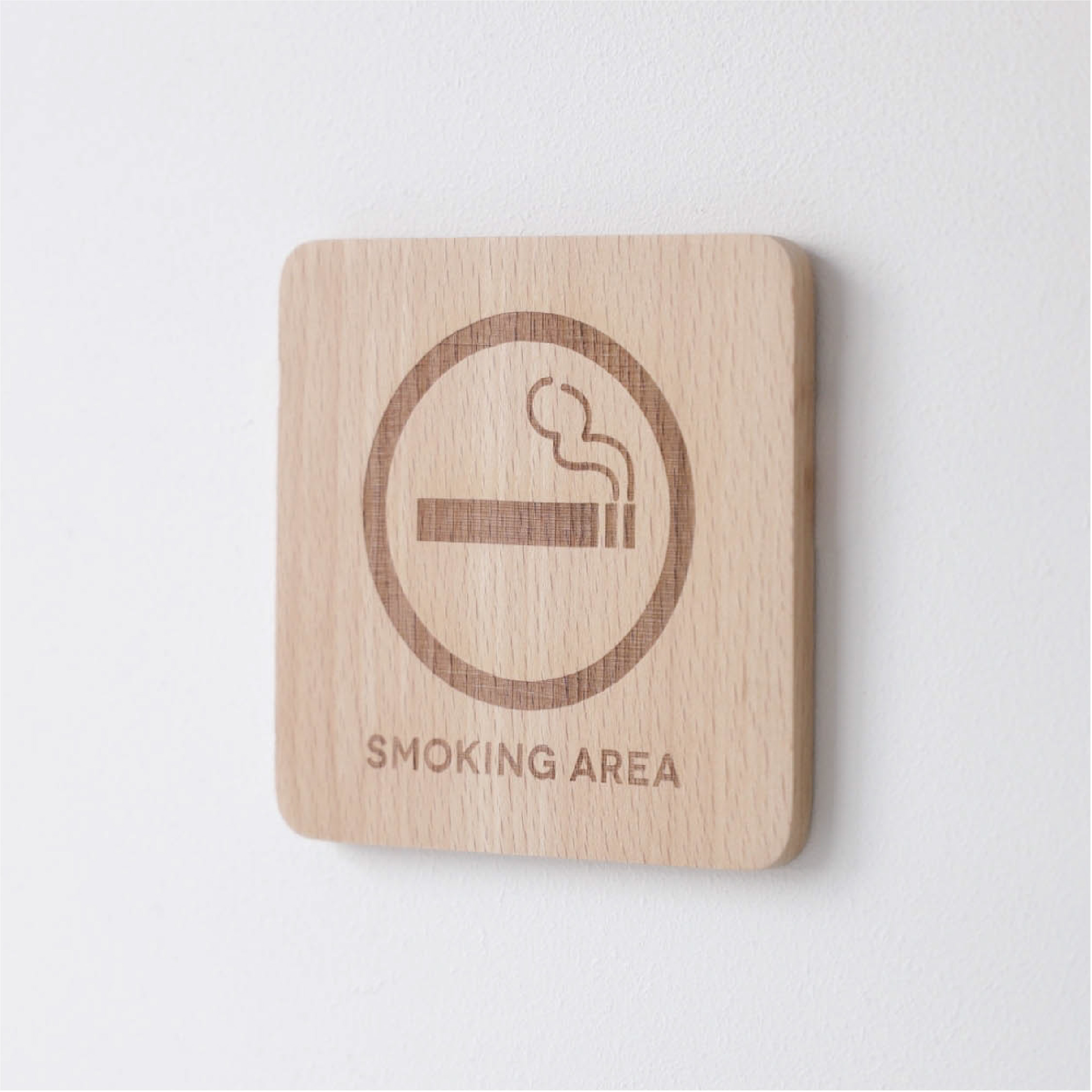 Signage-Smoking Area