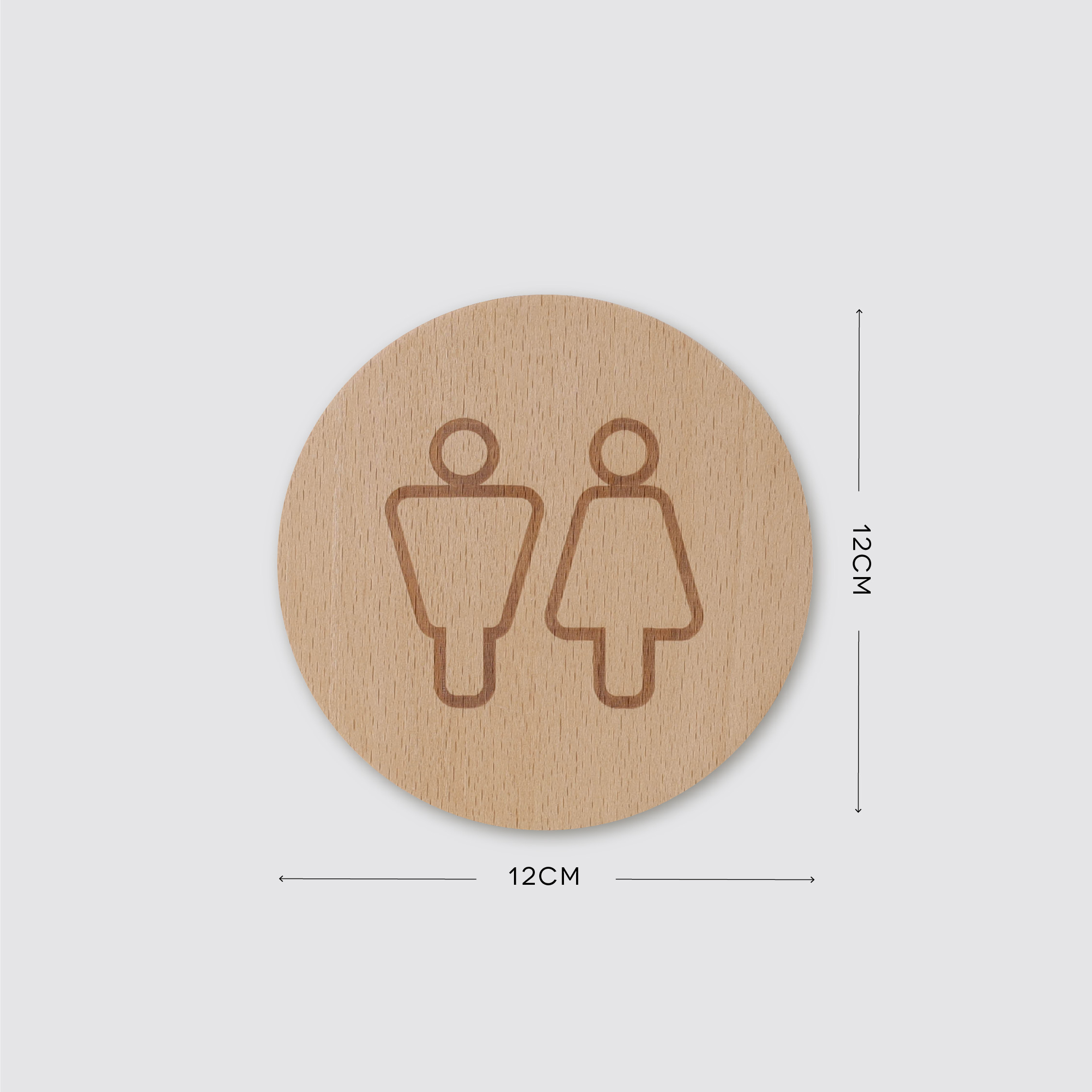 Signage-Woman & Man Restroom