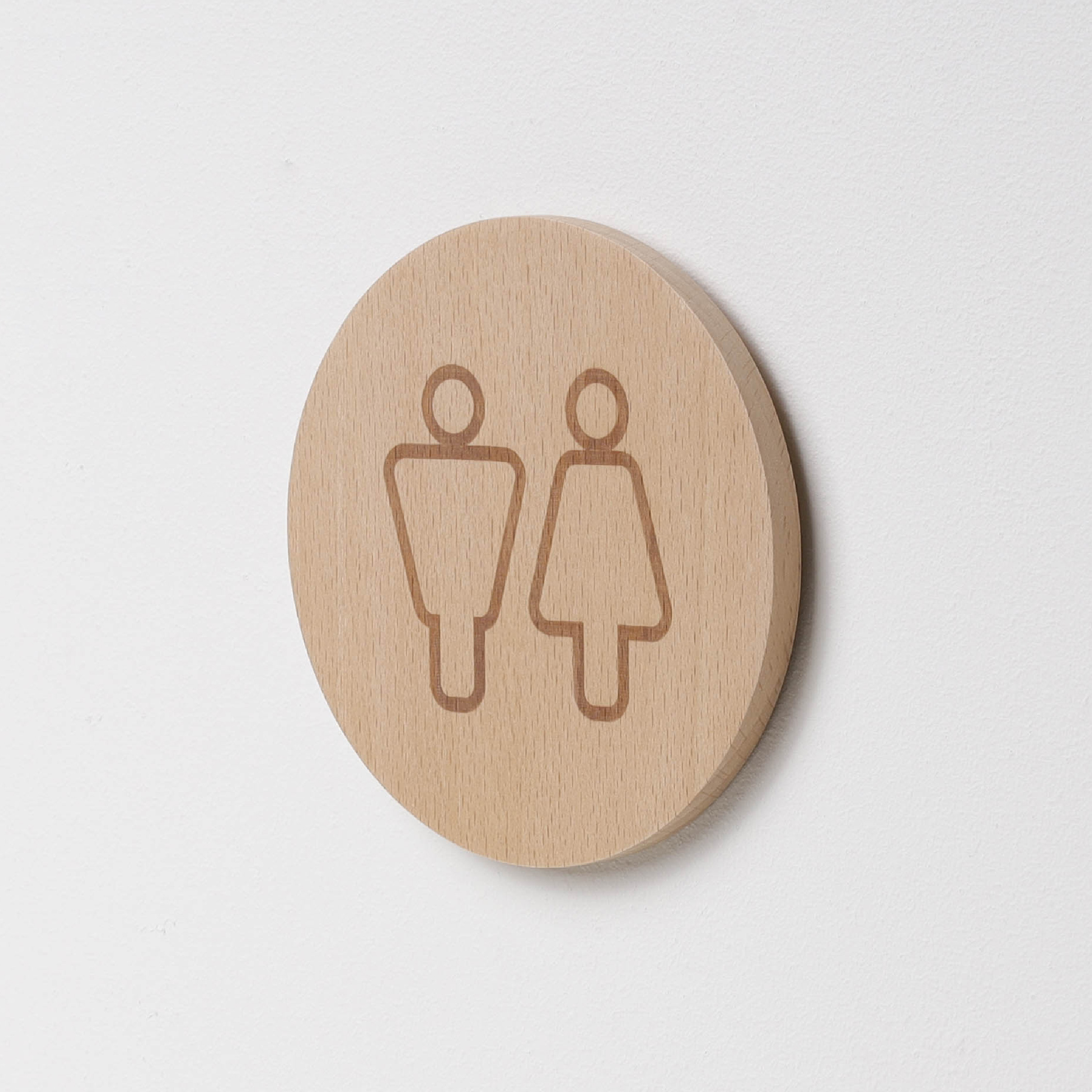 Signage-Woman & Man Restroom