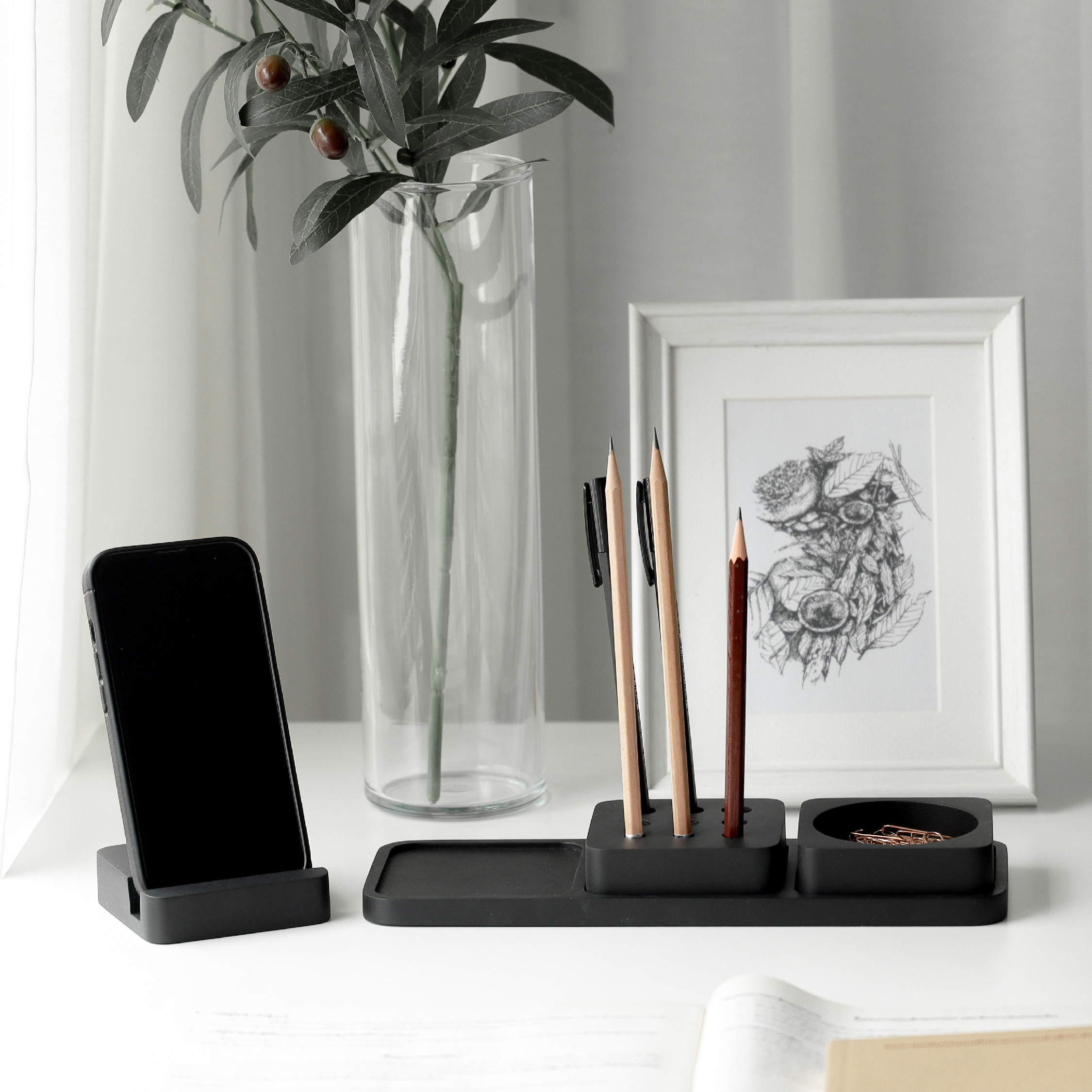 TOFU MINI-Black | Stationery set