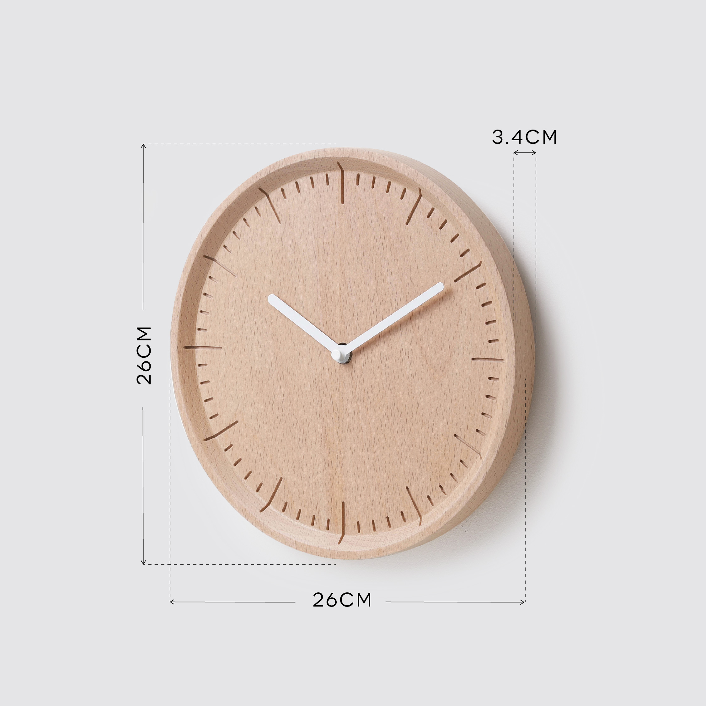 METER 26 cm wall clock