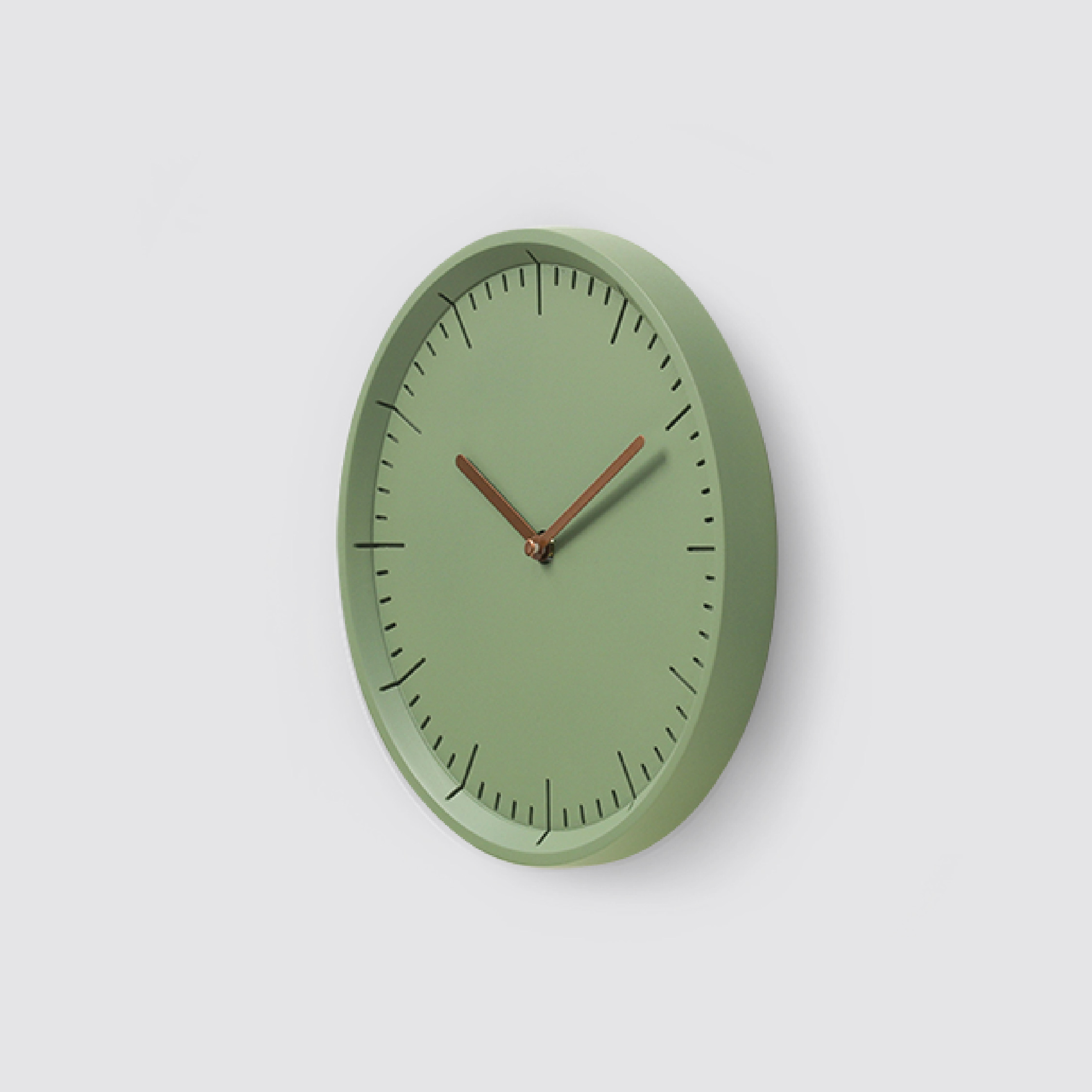 METER Natural B. | Black H. wall clock