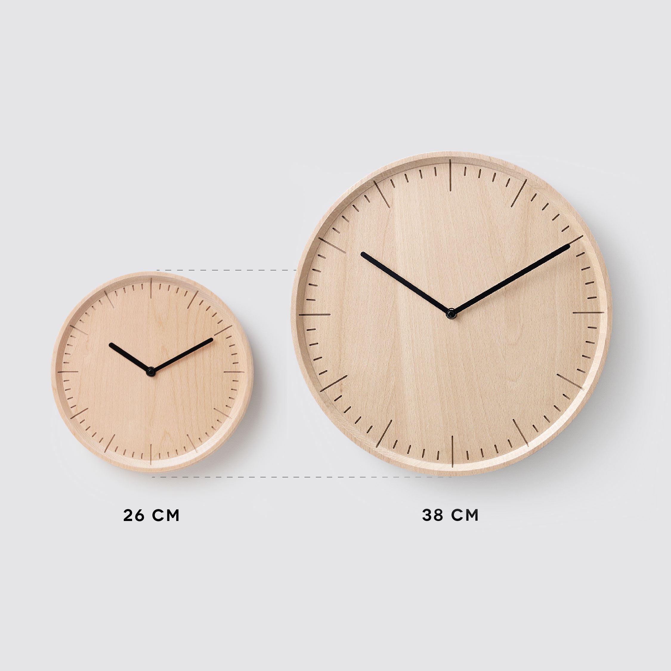 METER 26 wall clock