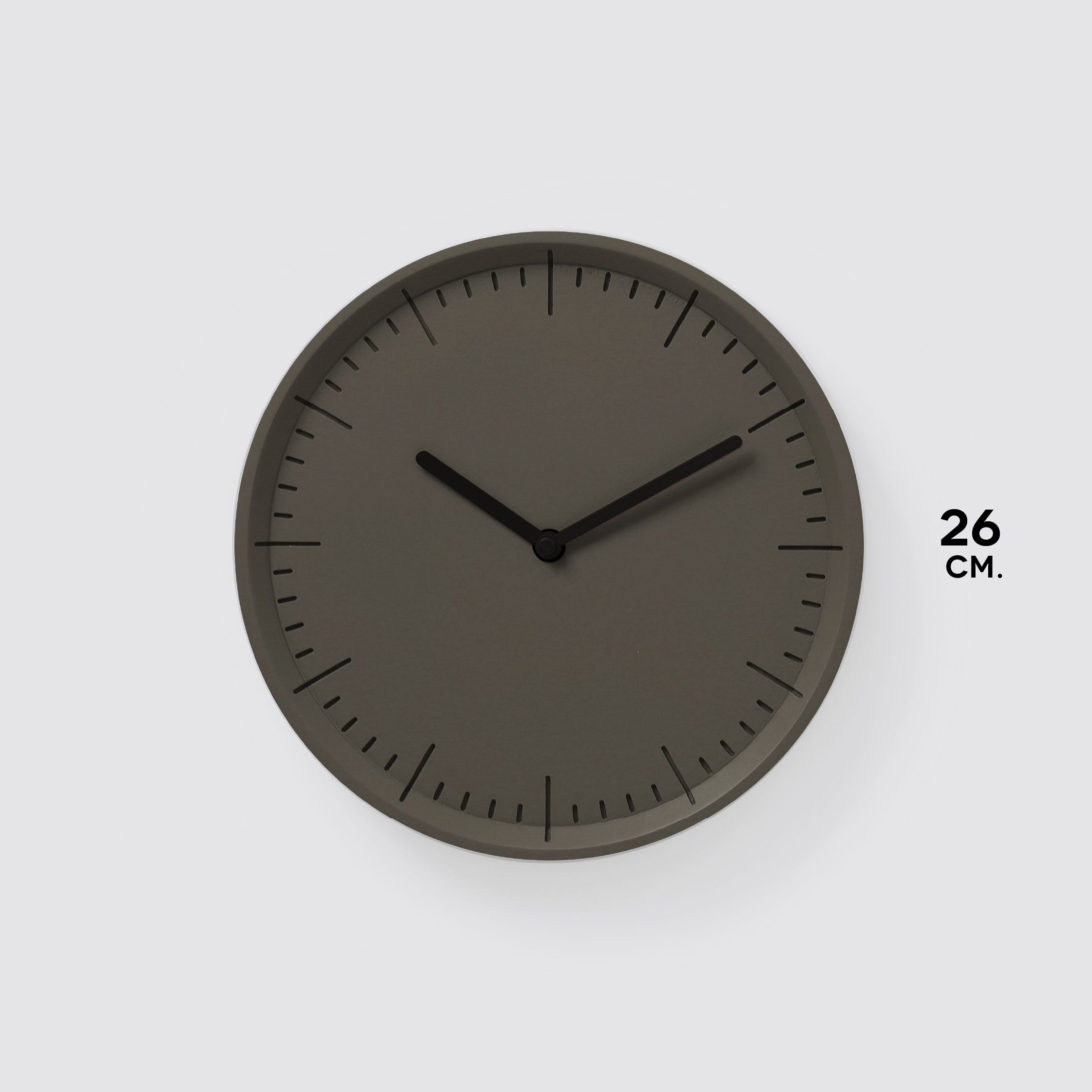 METER 26 wall clock