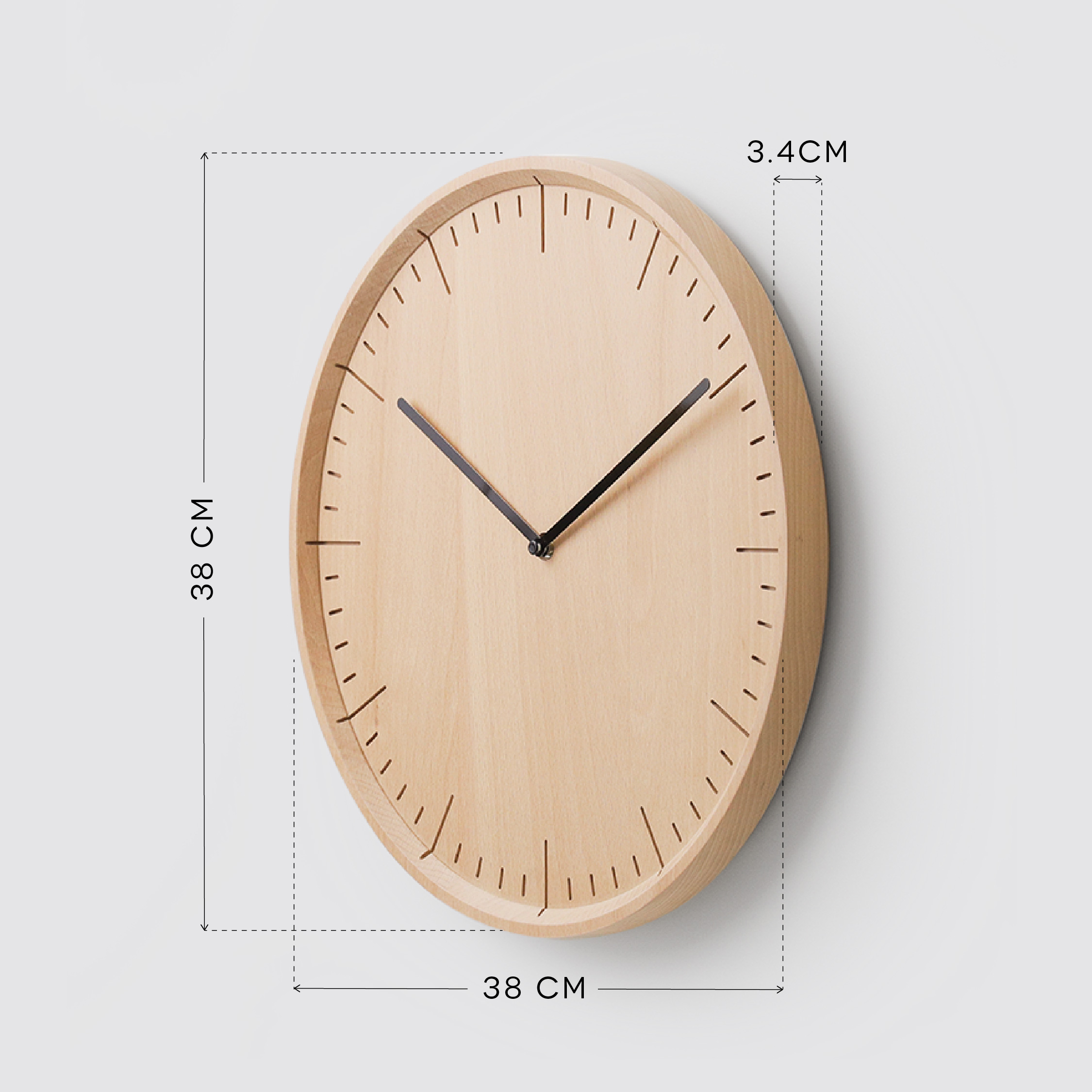 METER 38 cm wall clock