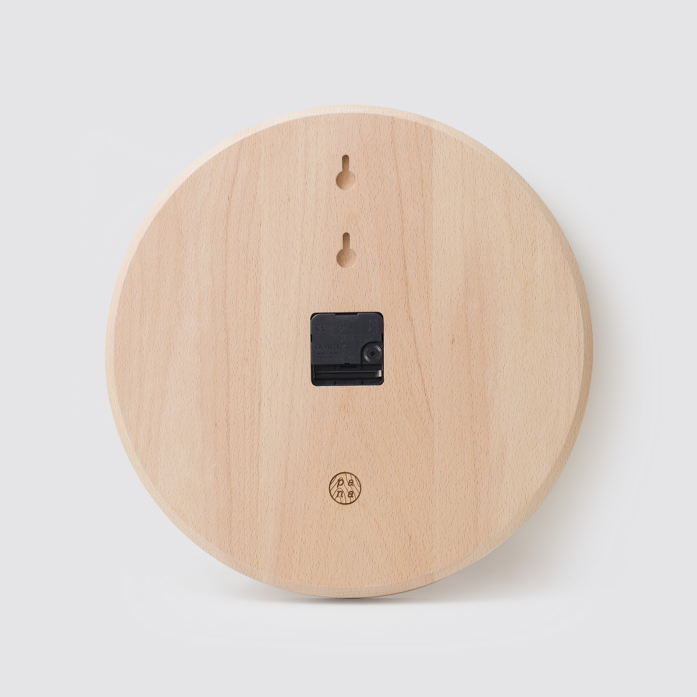 METER 38 Natural B. | Black H. wall clock