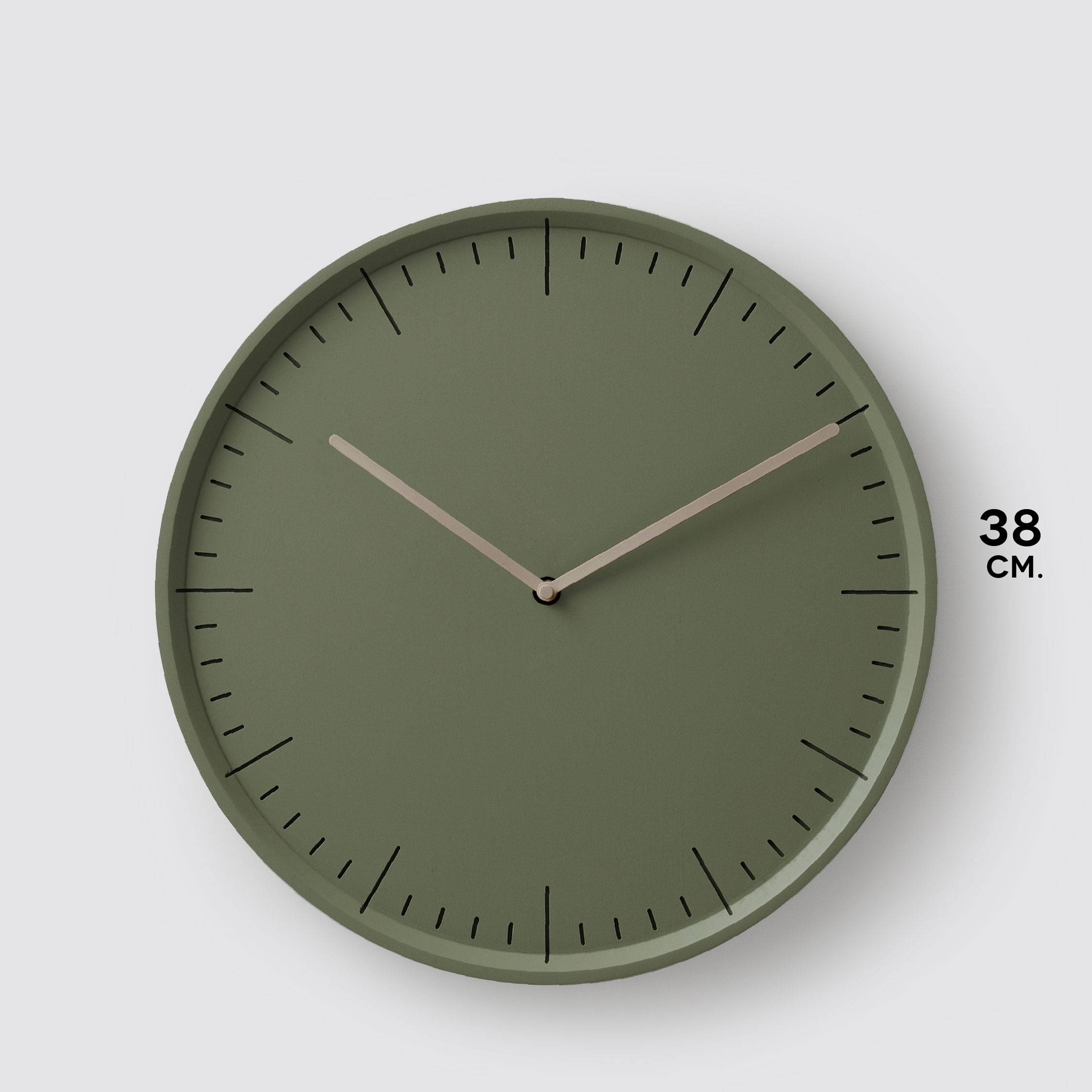 METER 38 wall clock