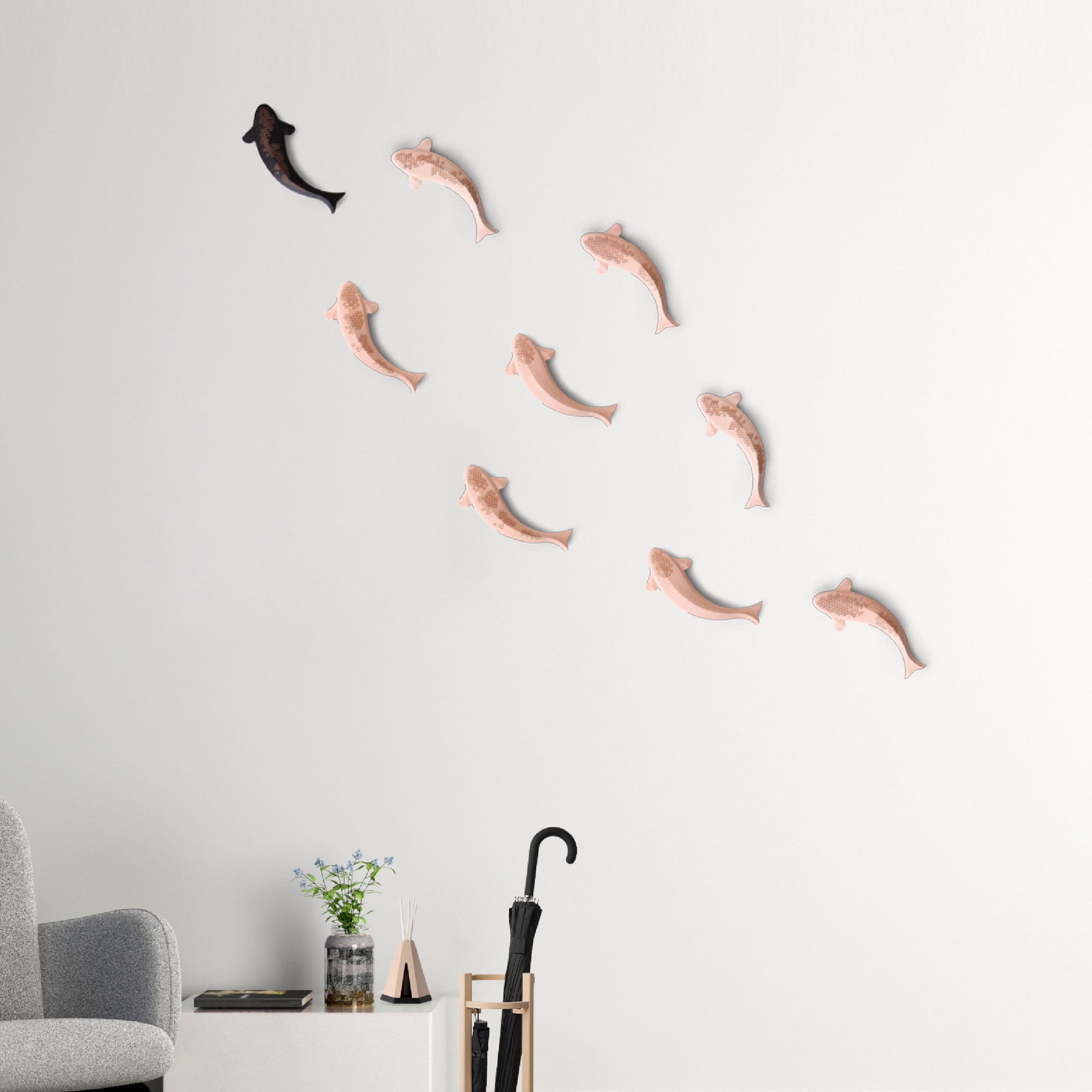 LI | 1pc | Fish wall decoration