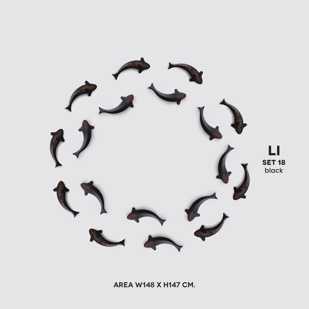 LI  | SET | Fish wall decoration