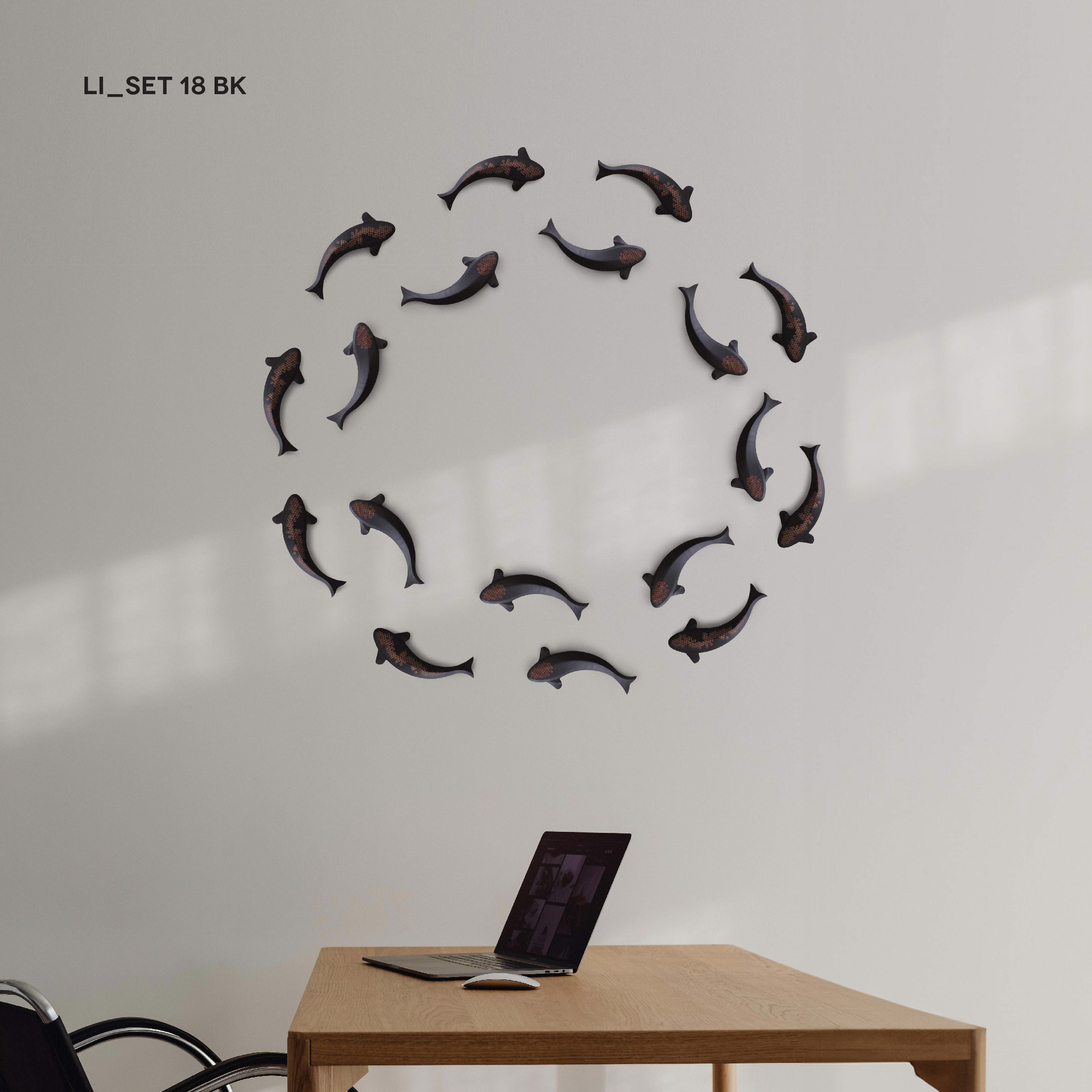 LI  | SET | Fish wall decoration