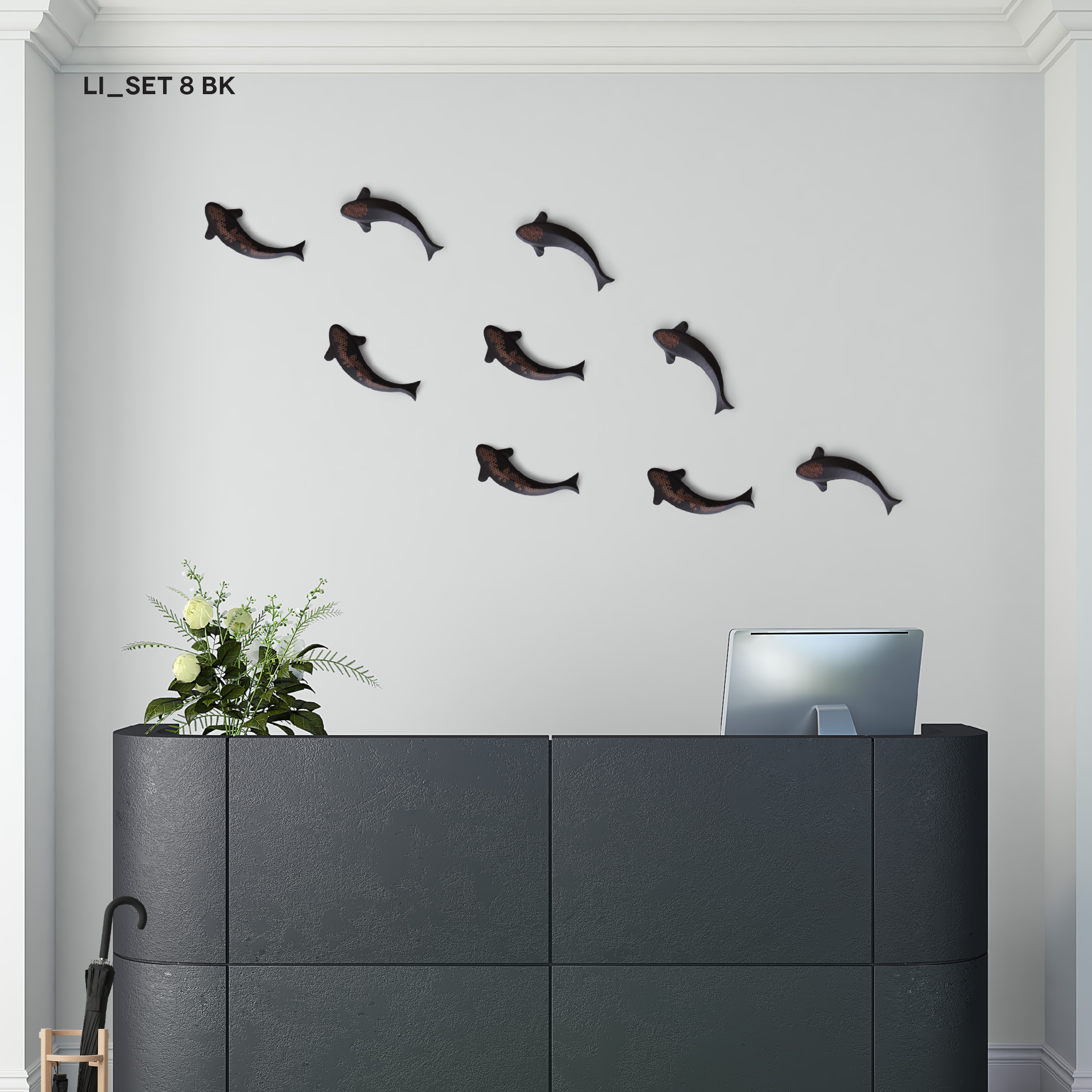 LI | 1pc | Fish wall decoration