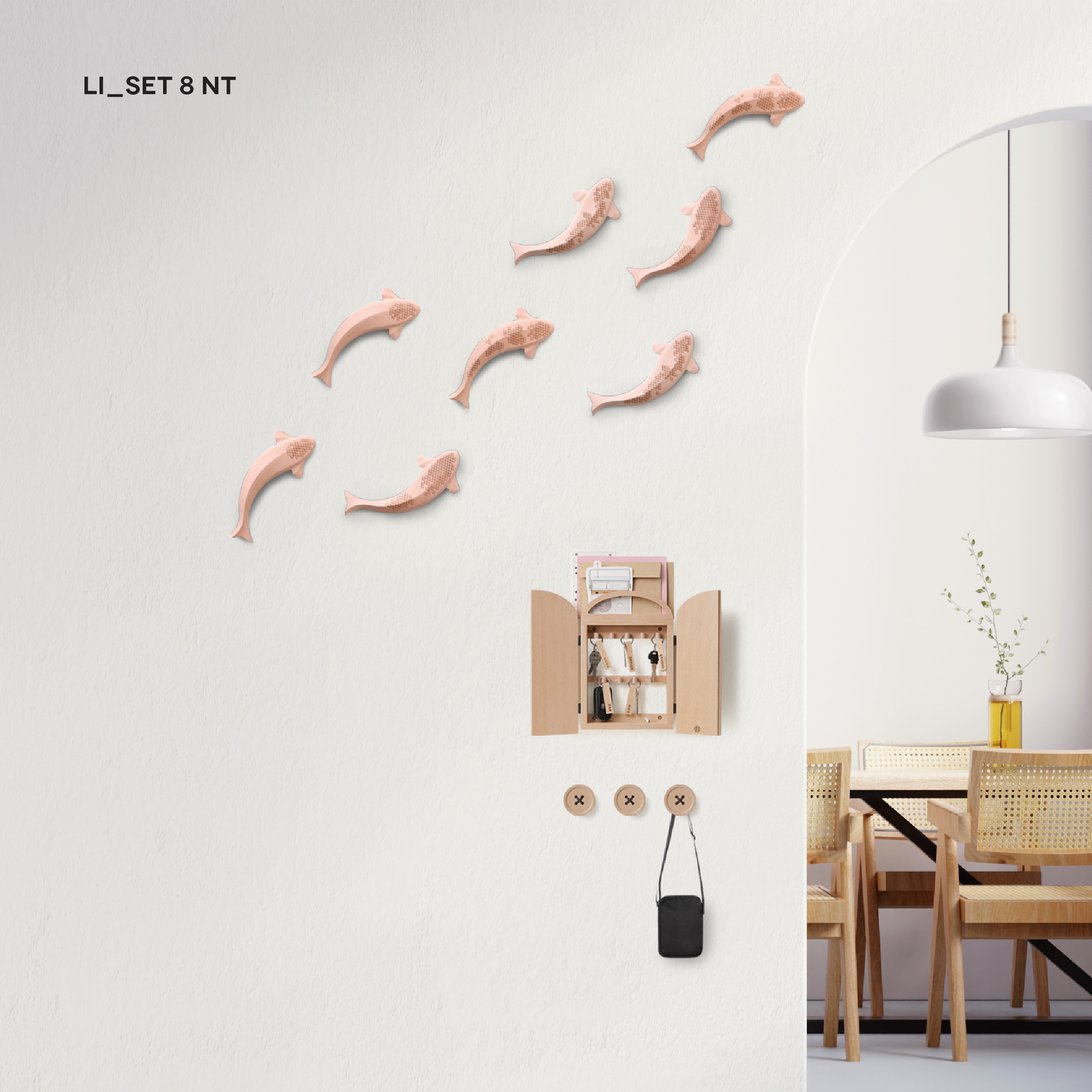LI  | SET | Fish wall decoration