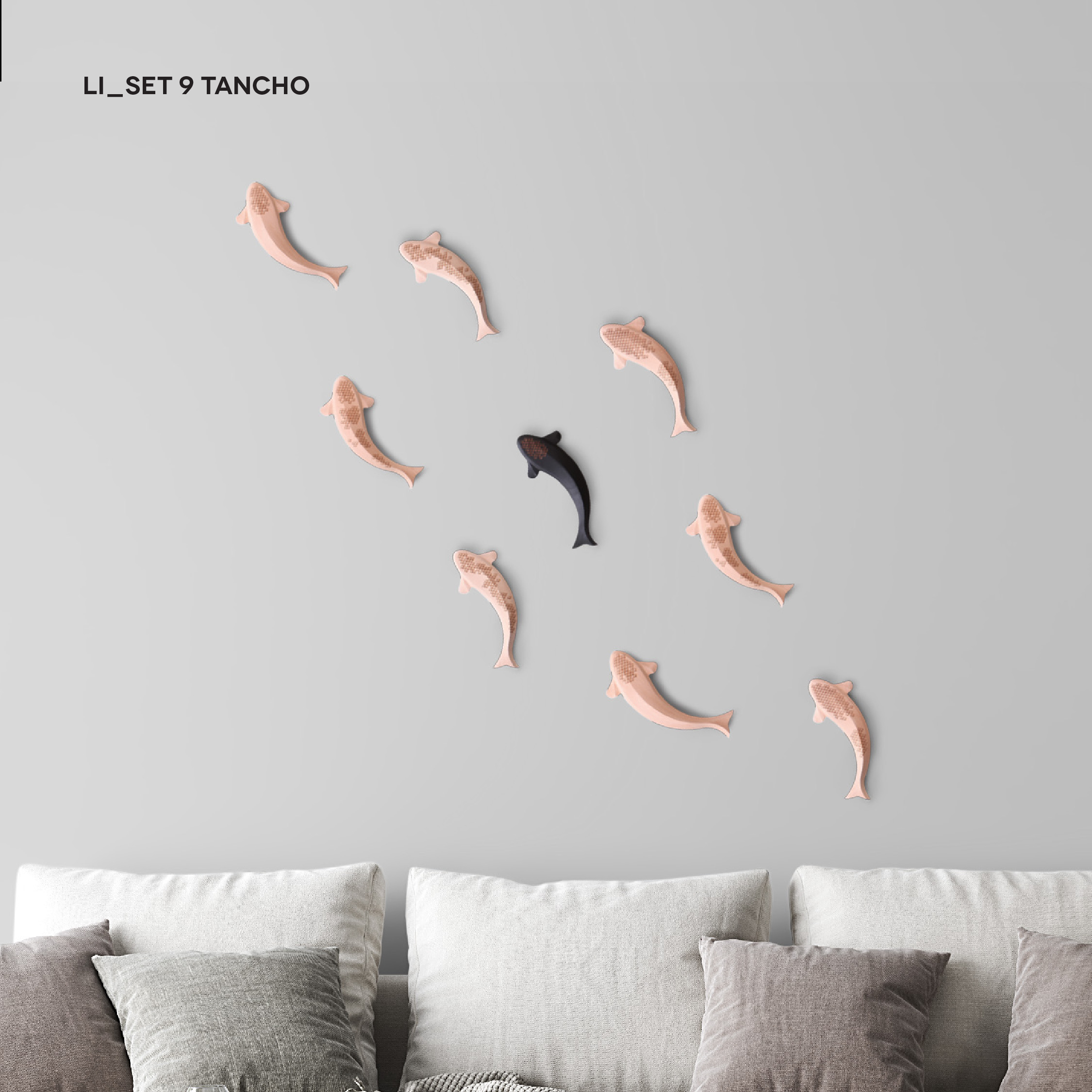 LI  | SET | Fish wall decoration