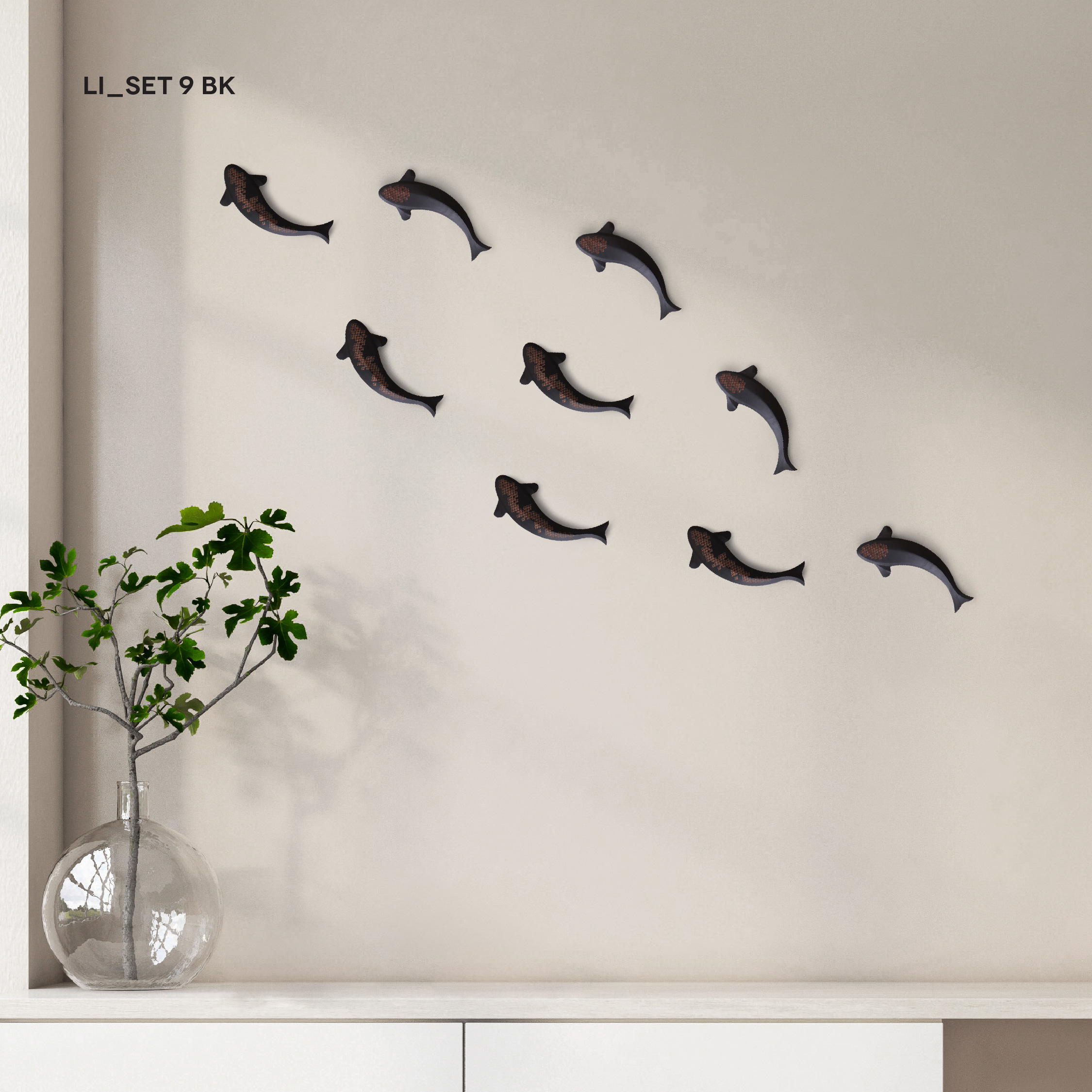 LI | 1pc | Fish wall decoration