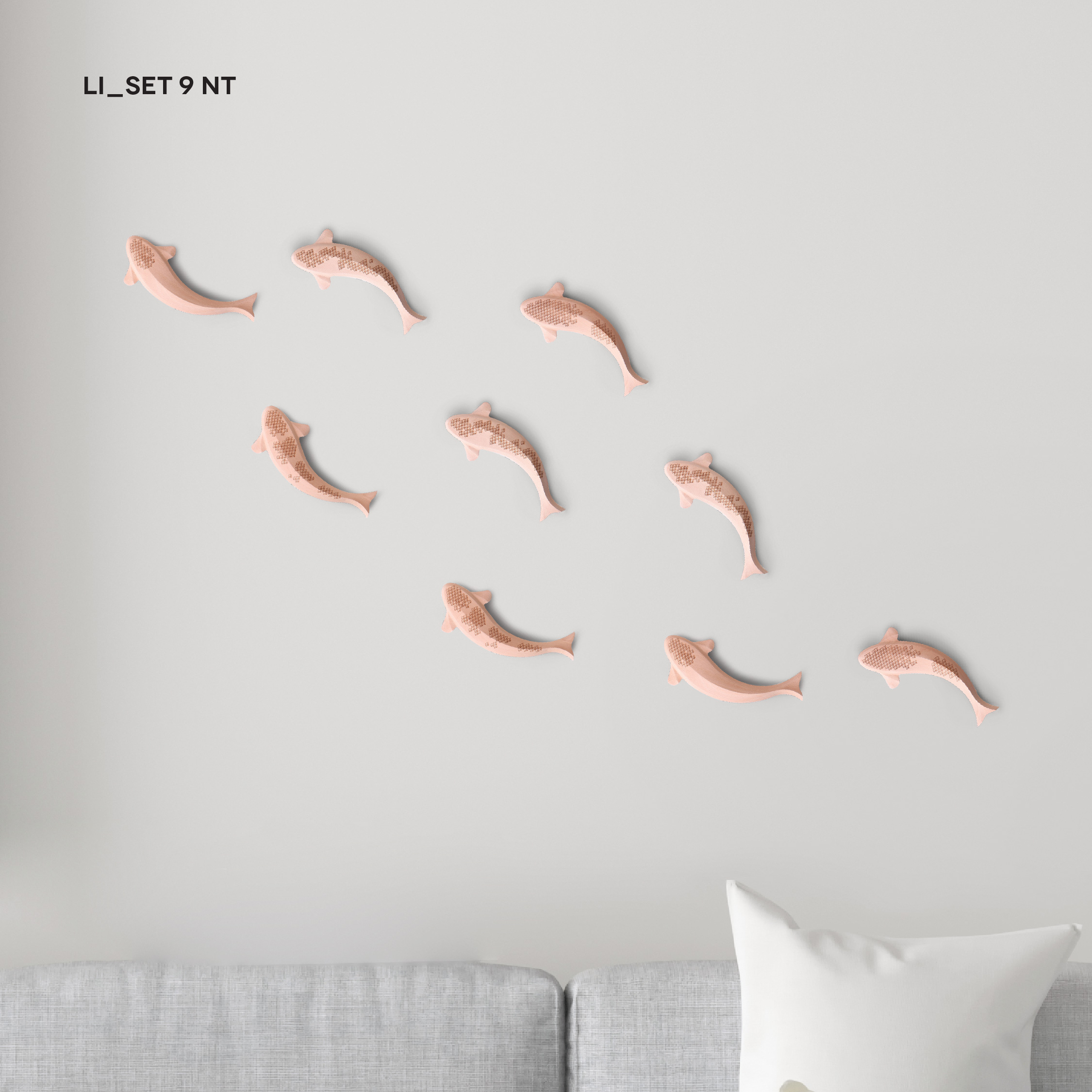LI  | SET | Fish wall decoration