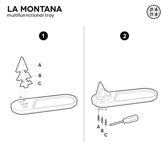 LA MONTANA Accessory Organizer Tray