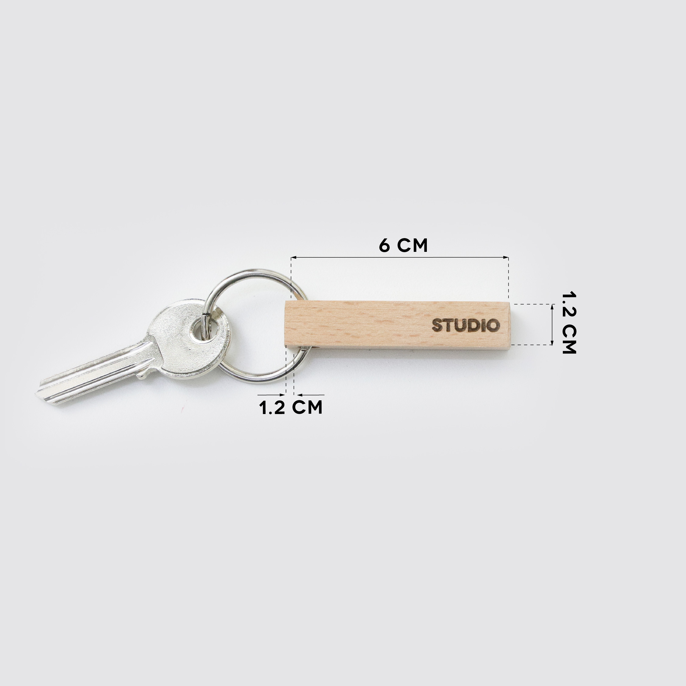 STICC-STUDIO wooden keyring