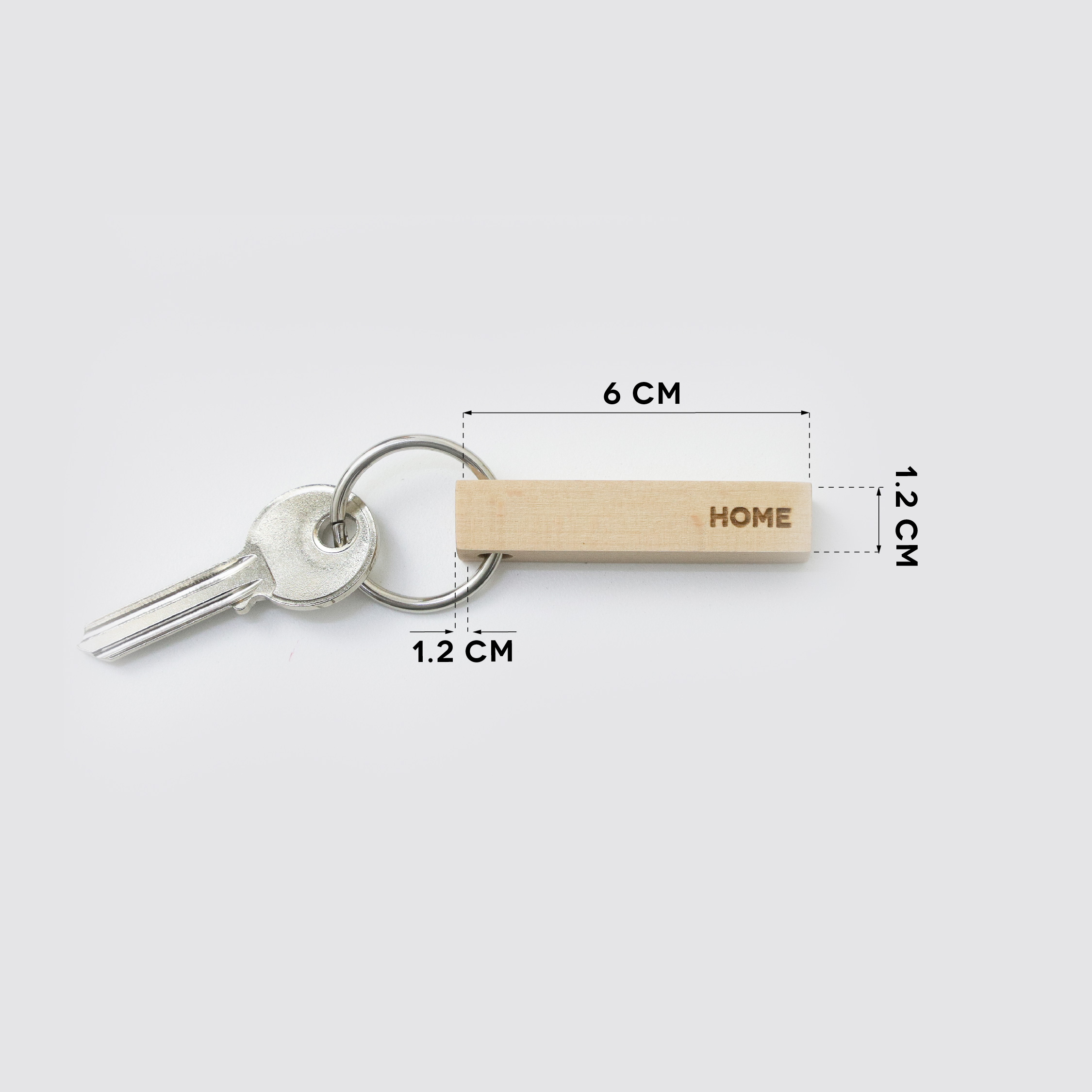 STICC-HOME wooden keyring