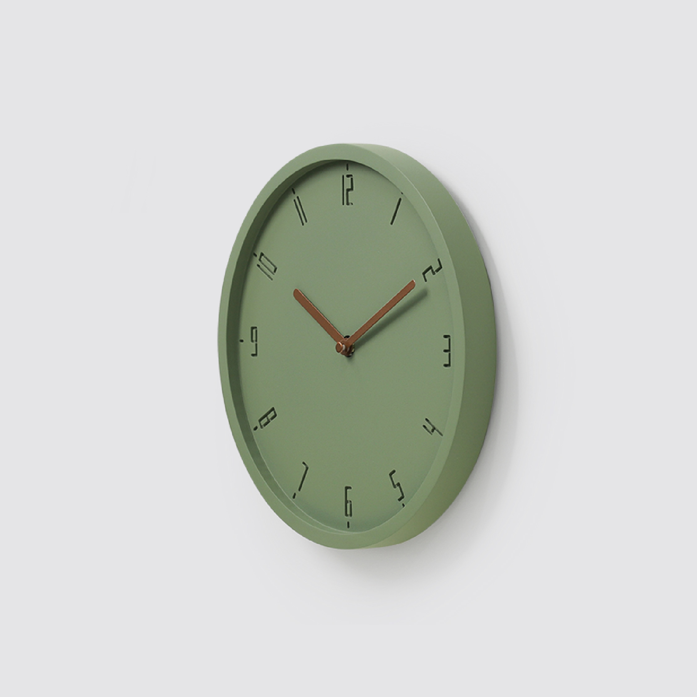 TIMY-C : Natural B. | Black H. wall clock