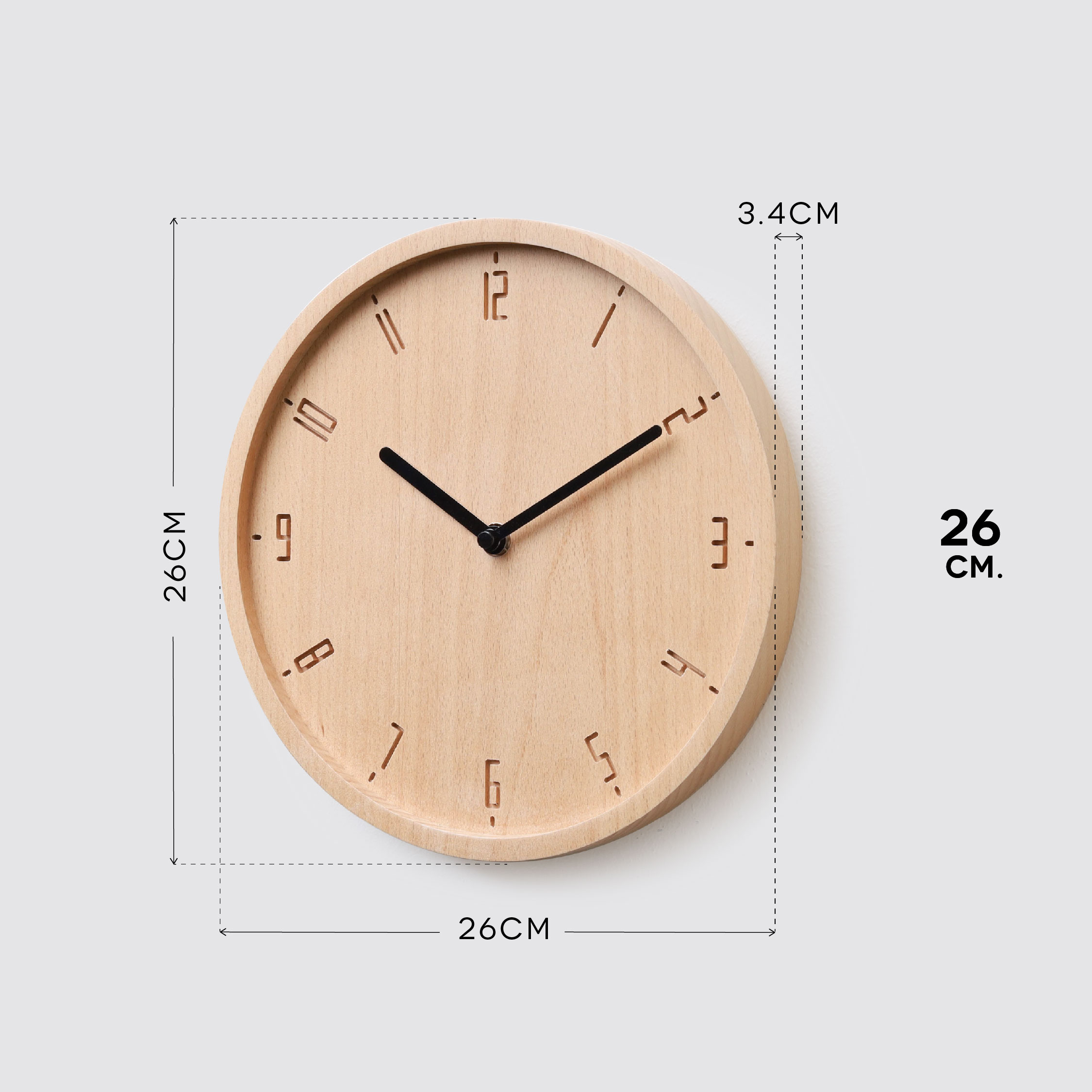 TIMY-C 26 wall clock