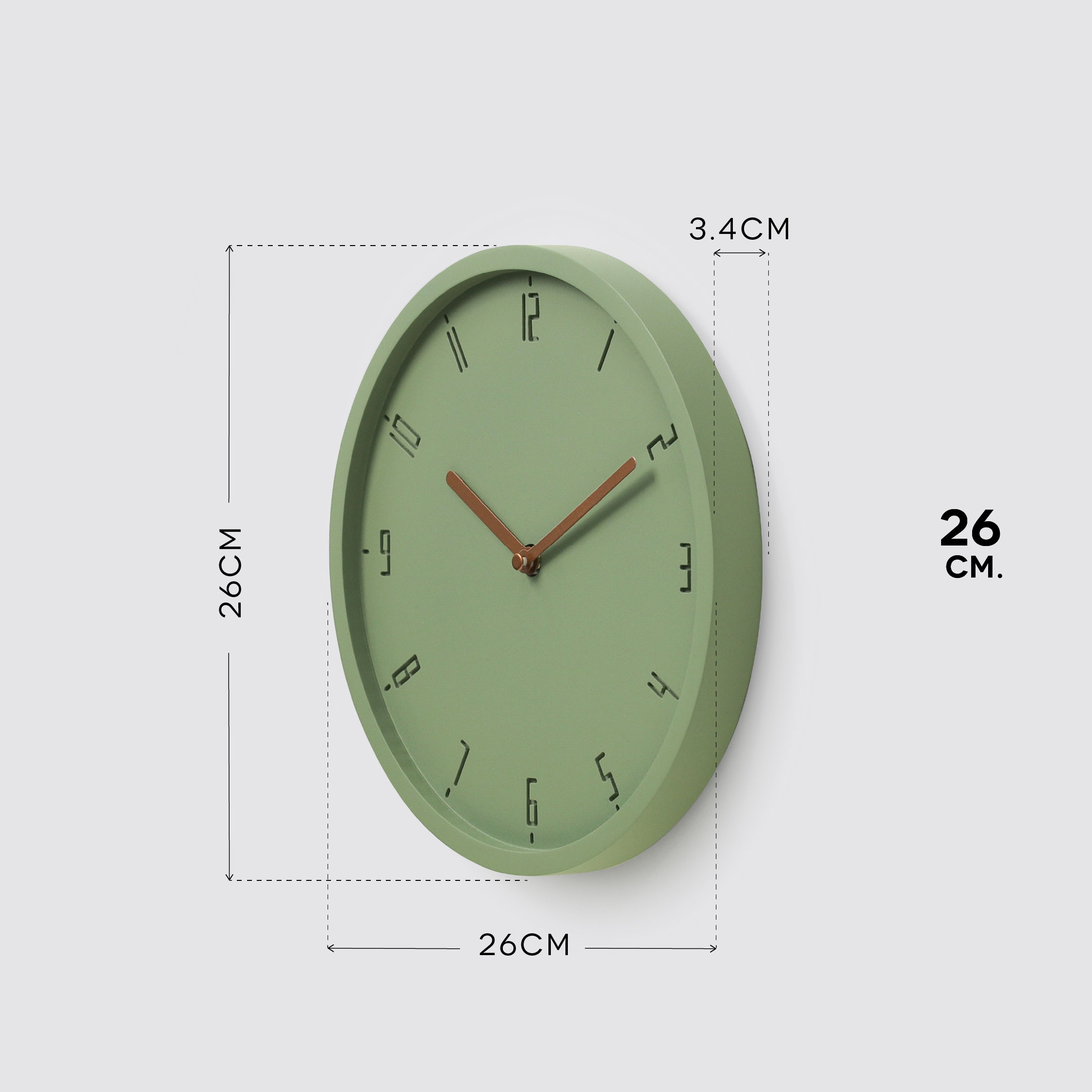 TIMY-C 26 wall clock