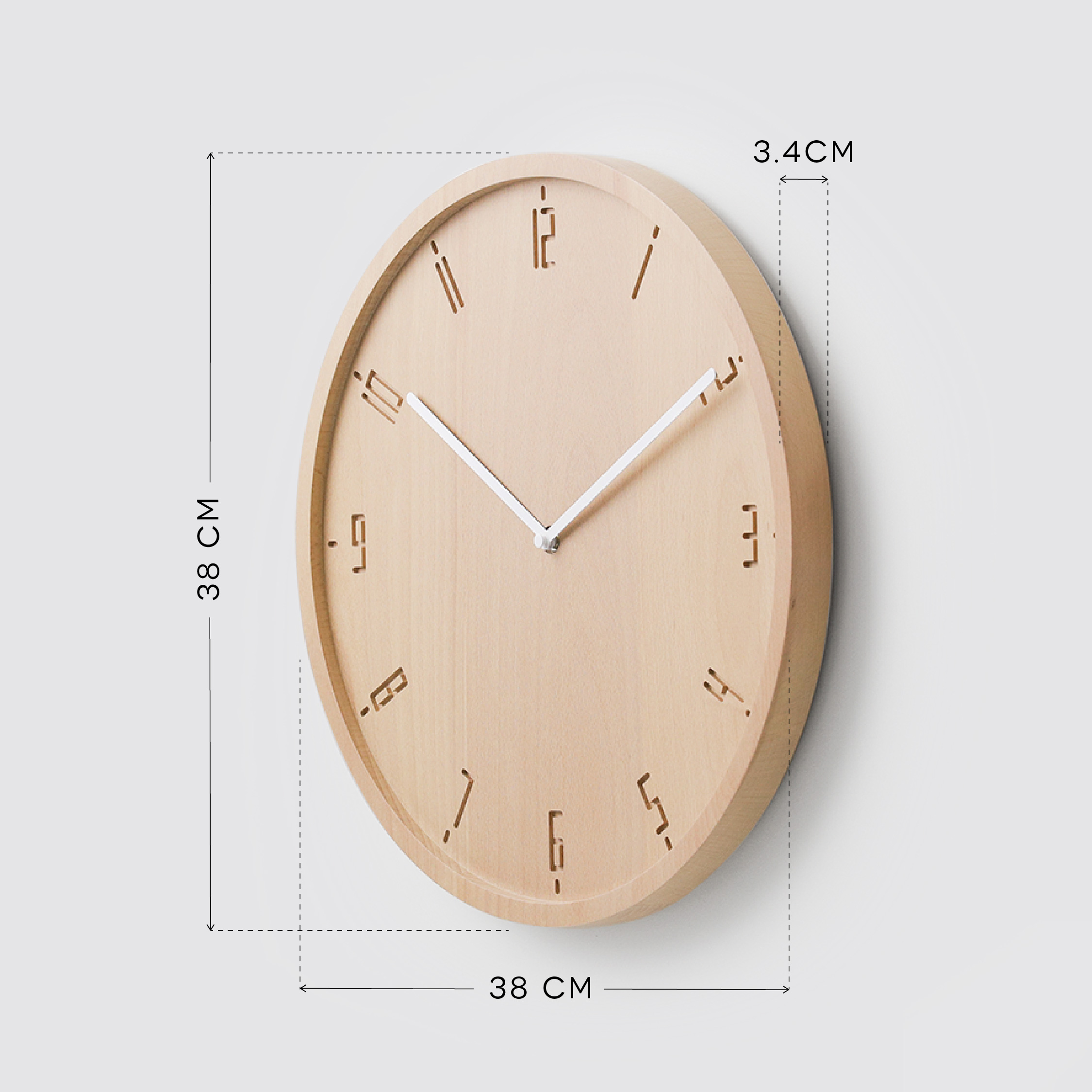 TIMY-C 38 cm wall clock