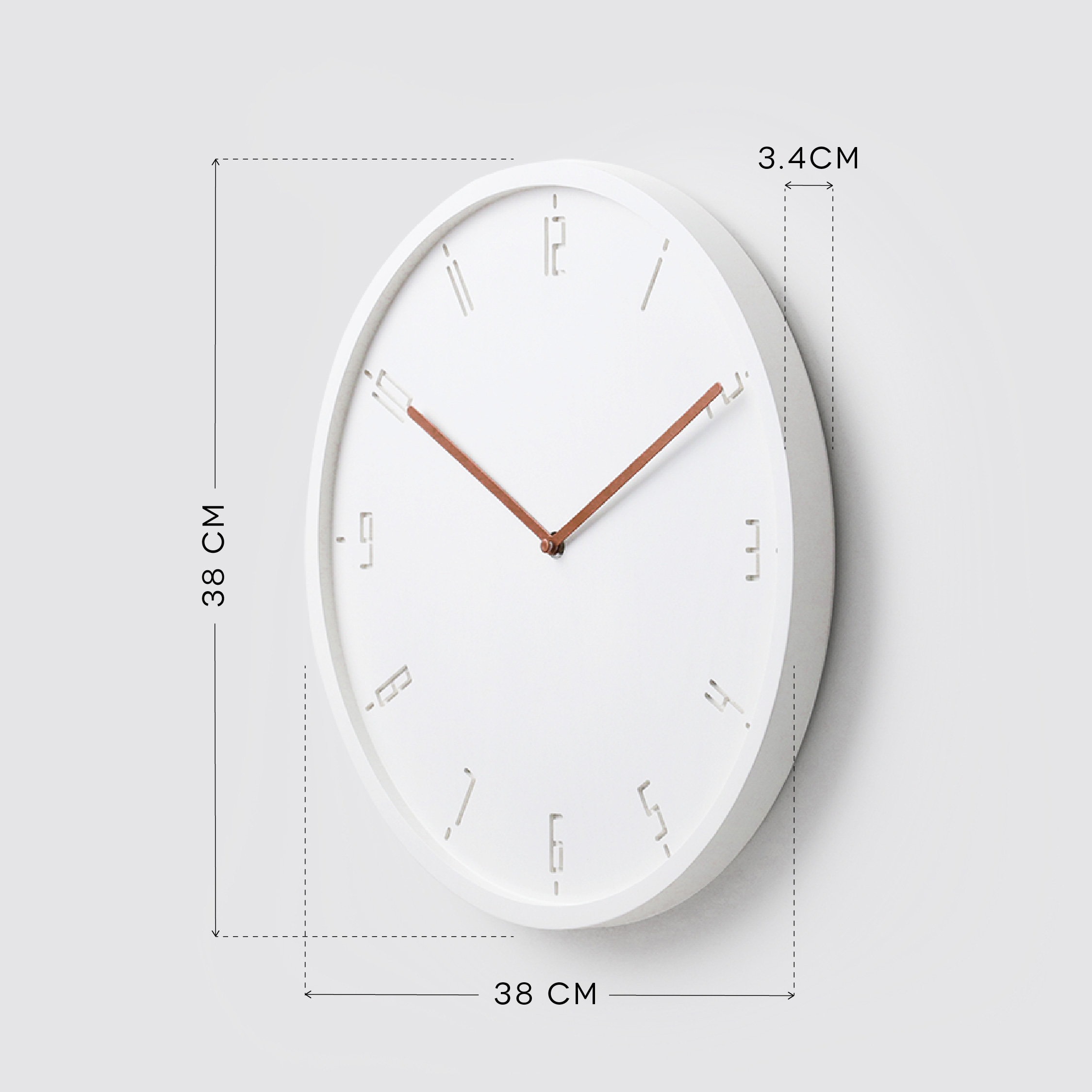 TIMY-C 38 cm wall clock