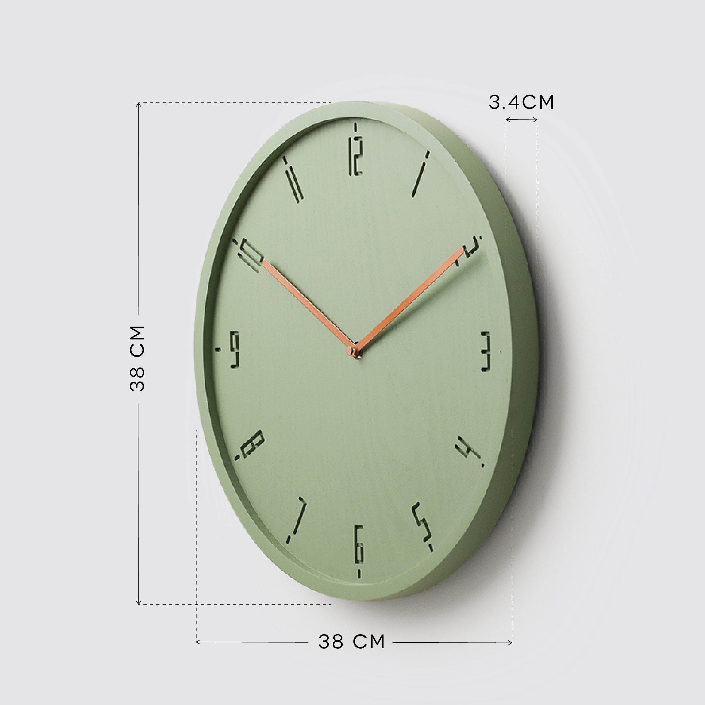 TIMY-C 38 cm wall clock