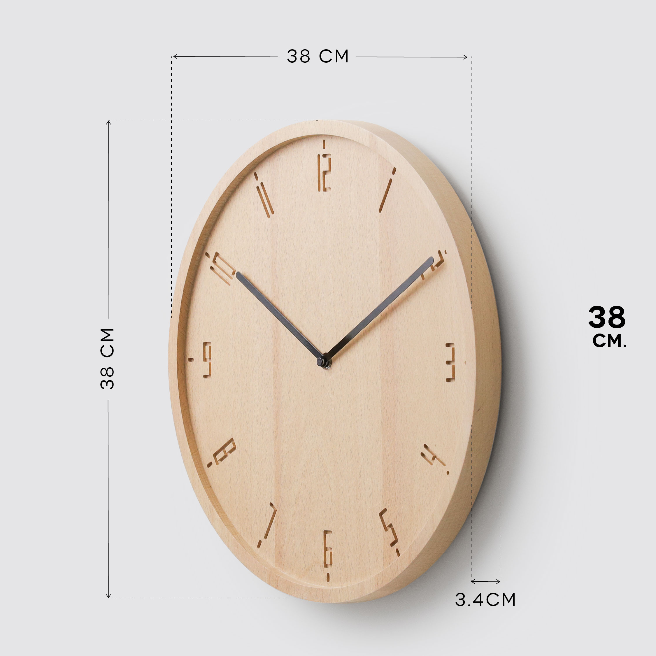 TIMY-C 38 wall clock