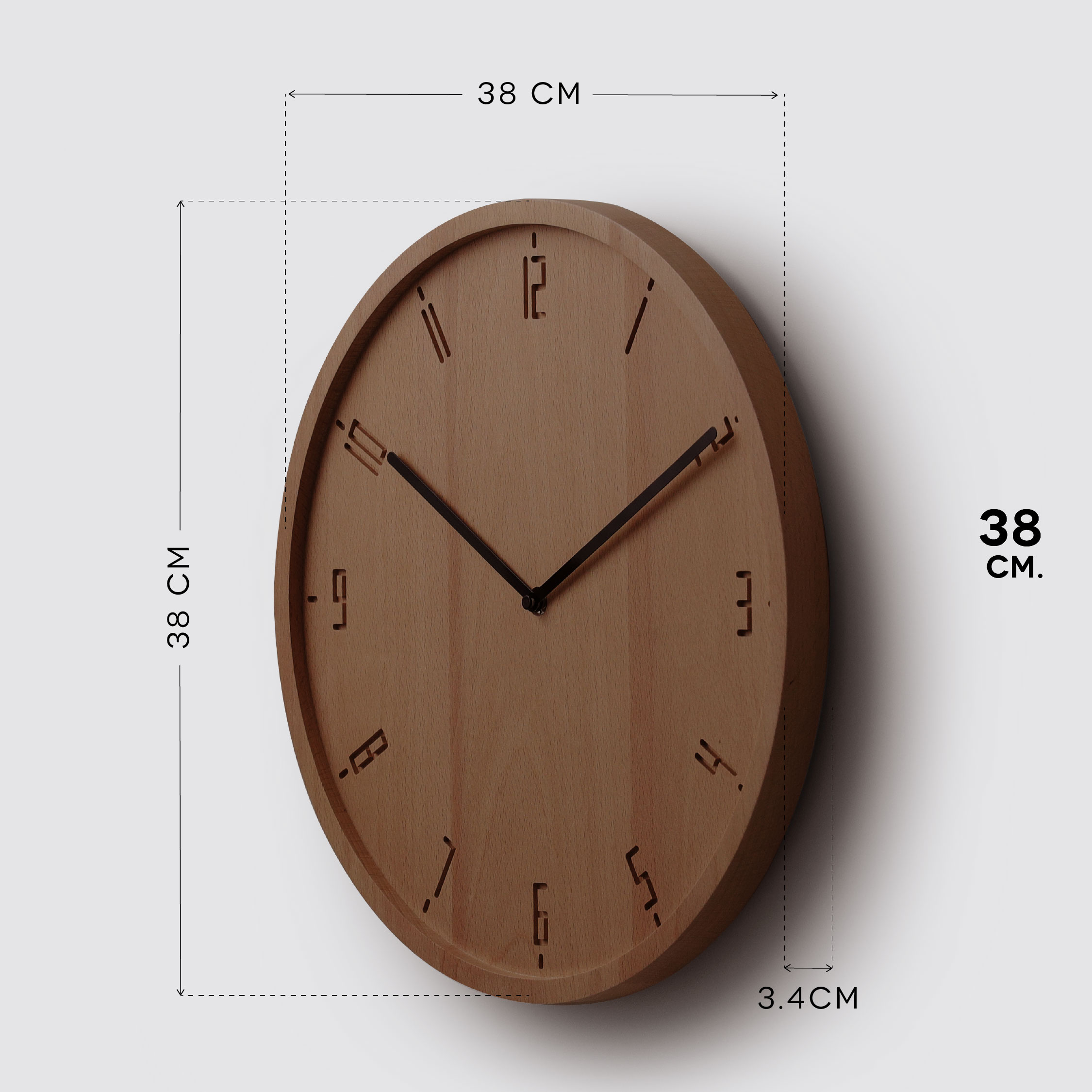 TIMY-C 38 wall clock
