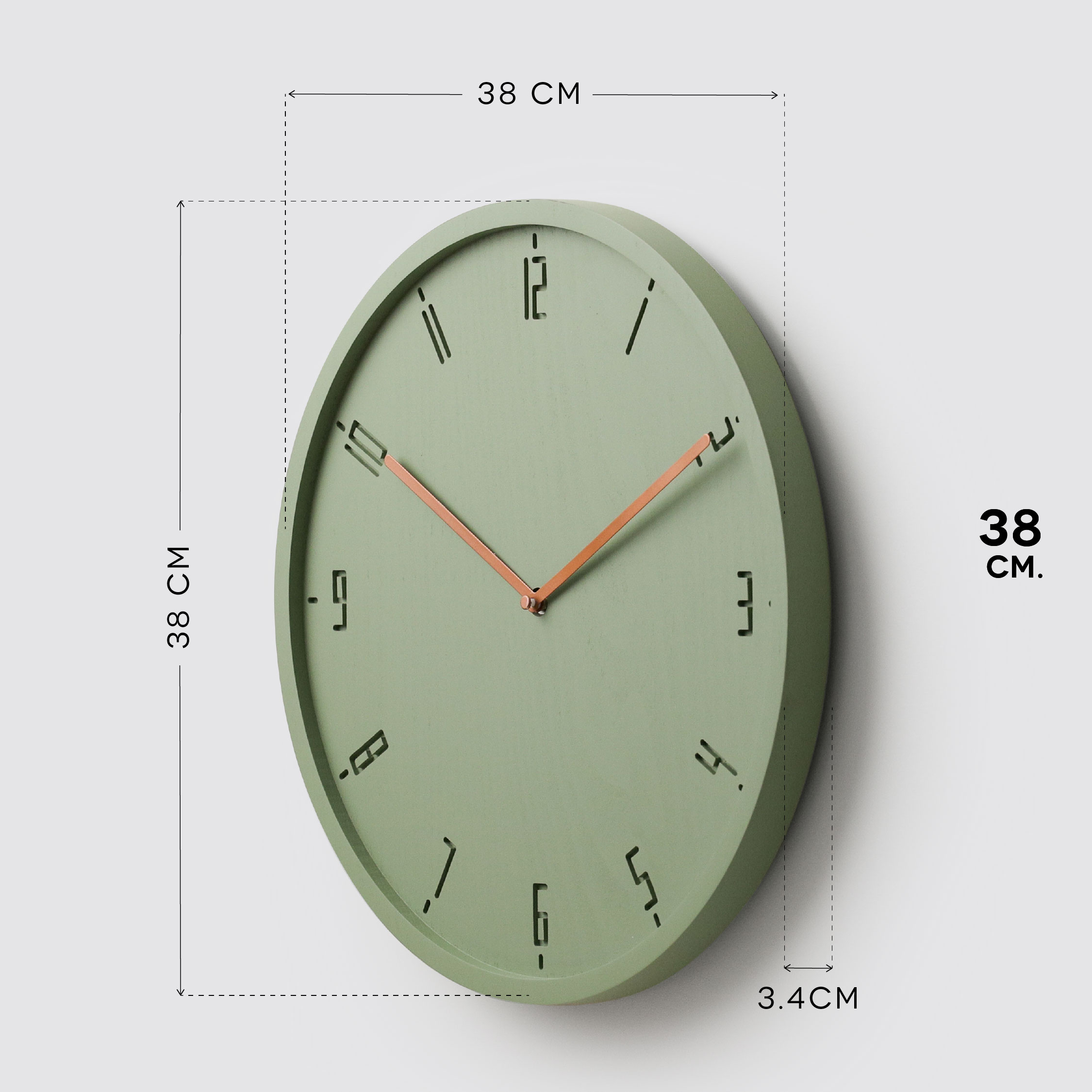 TIMY-C 38 wall clock