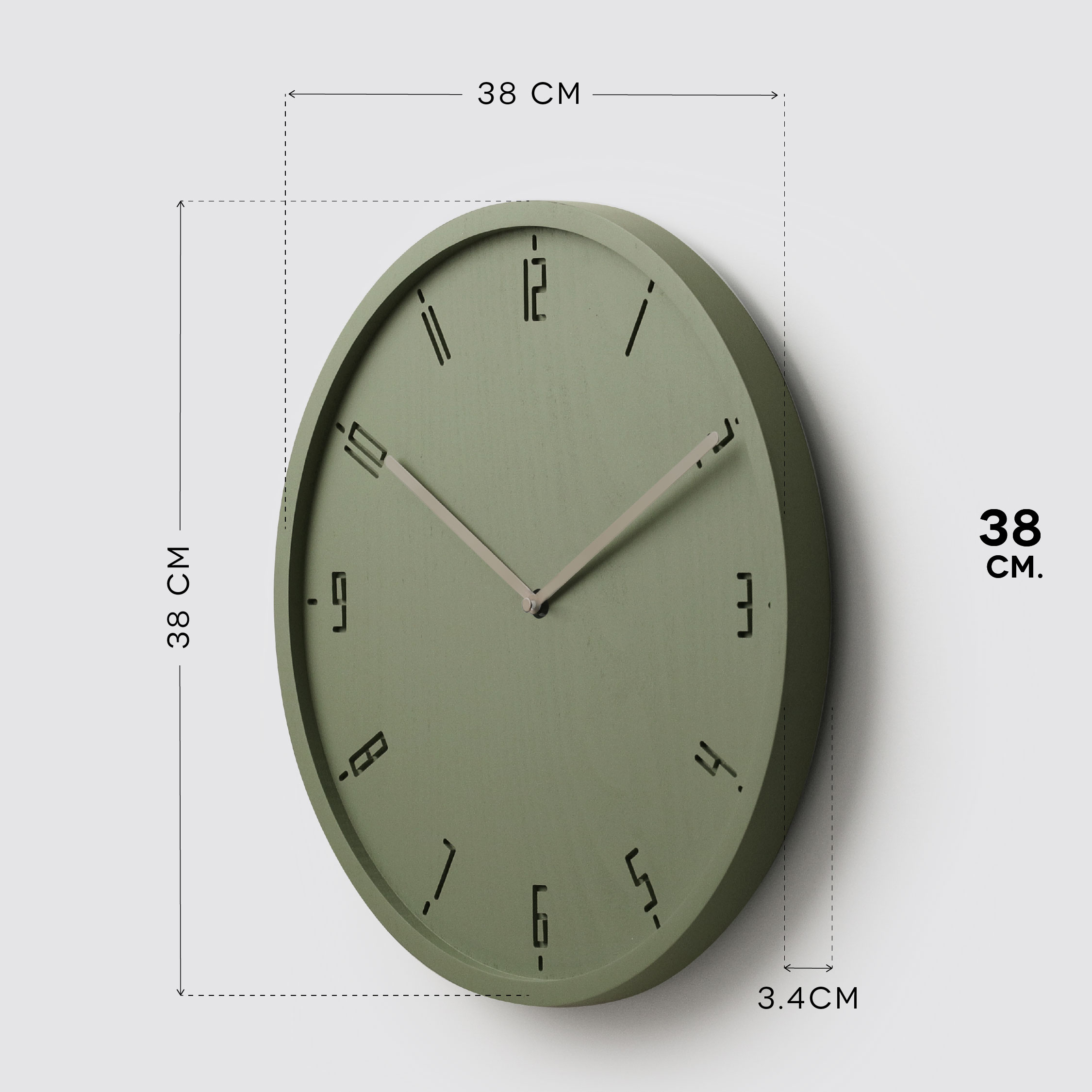 TIMY-C 38 wall clock