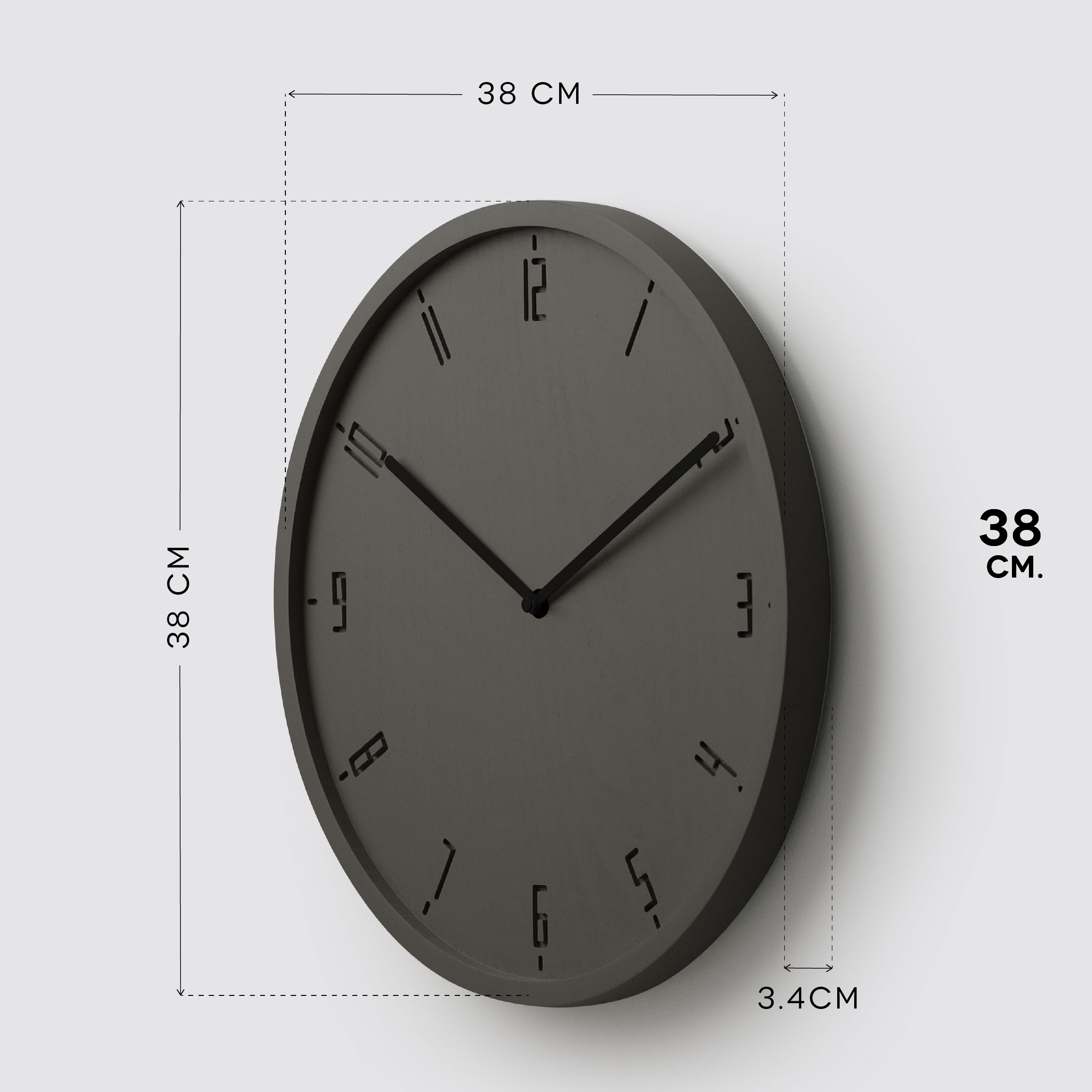 TIMY-C 38 wall clock