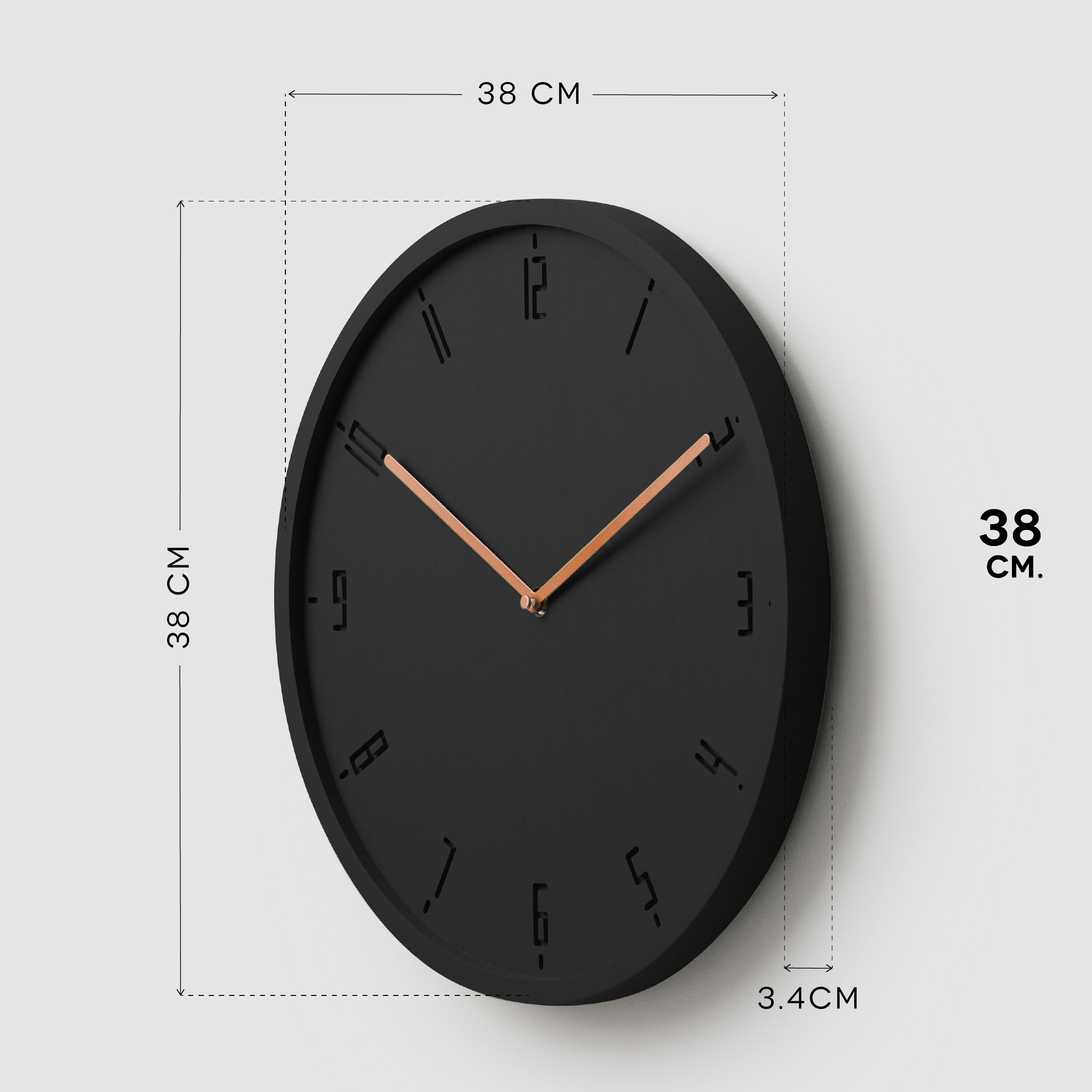 TIMY-C 38 wall clock