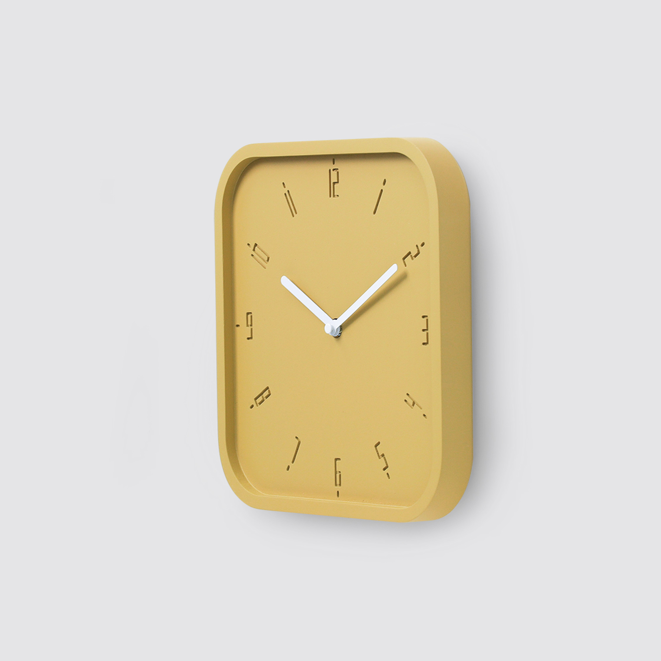 TIMY-S-Natural B. | Black H. wall clock