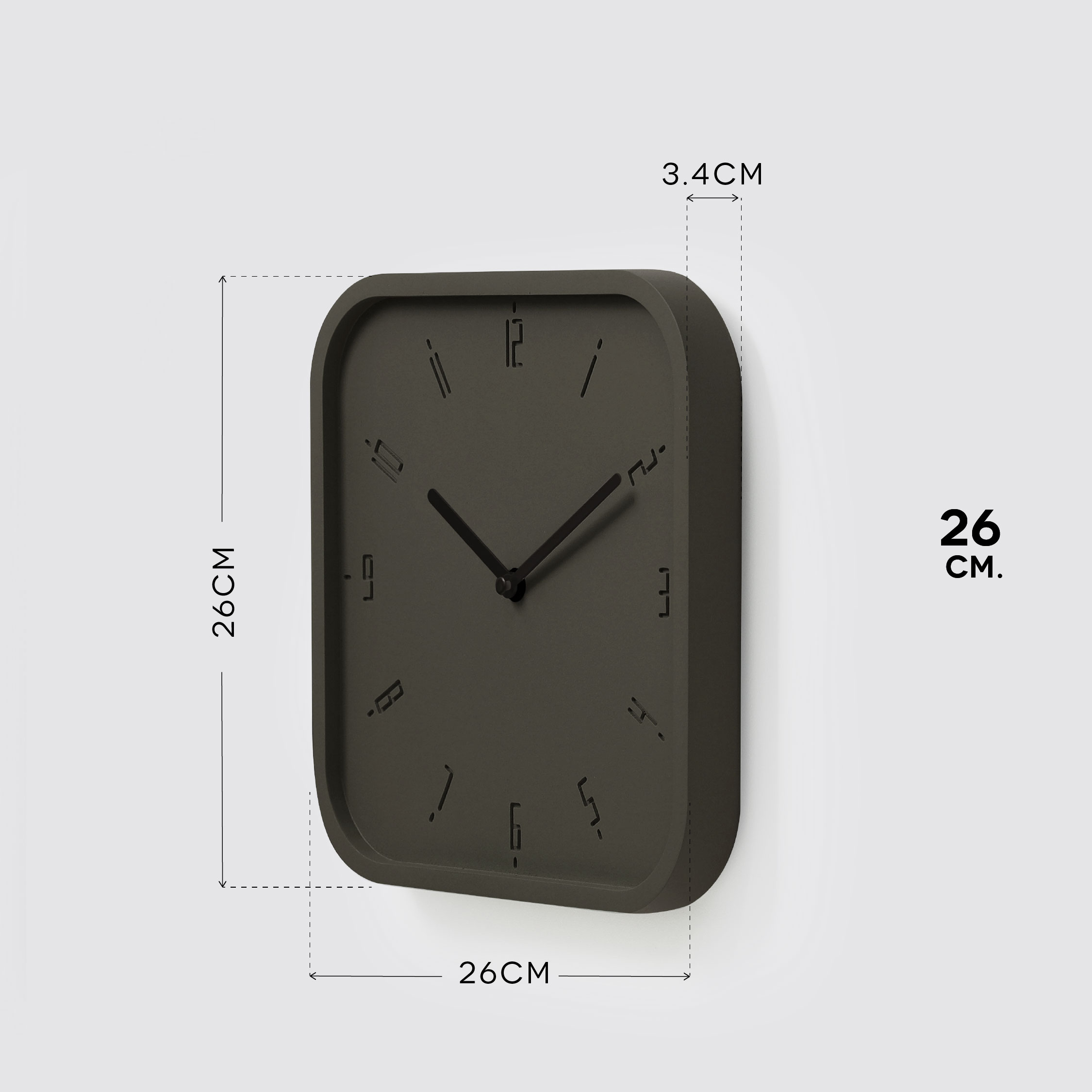 TIMY-S 26 wall clock