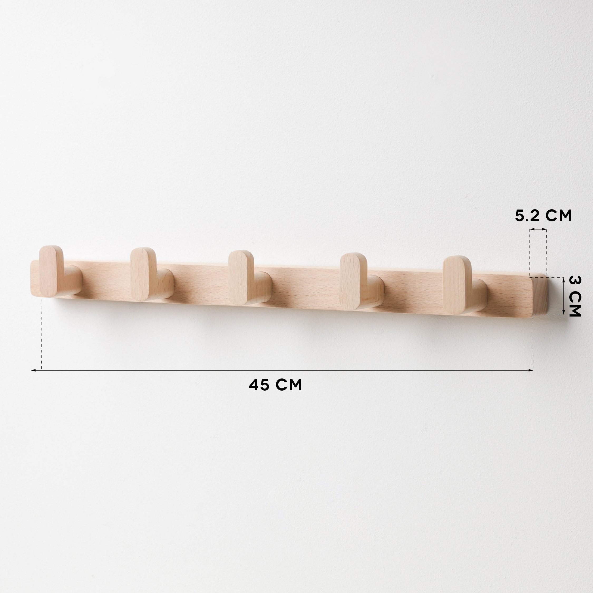 HAB-set 5 Wall Mounted Hanger