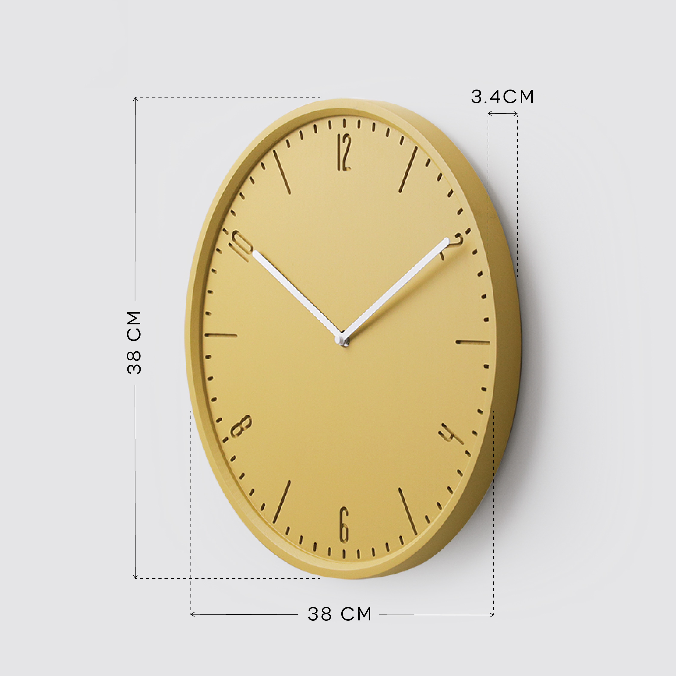 COBY-W 38 cm wall clock
