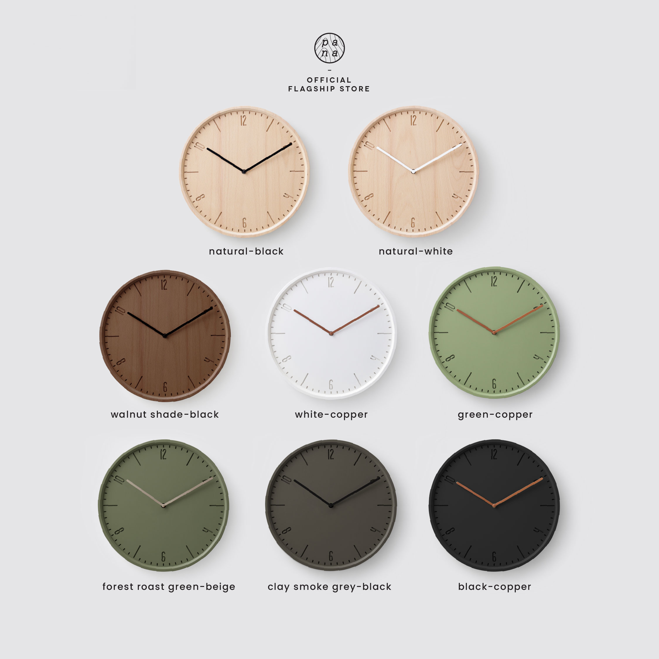 COBY-W 38 wall clock