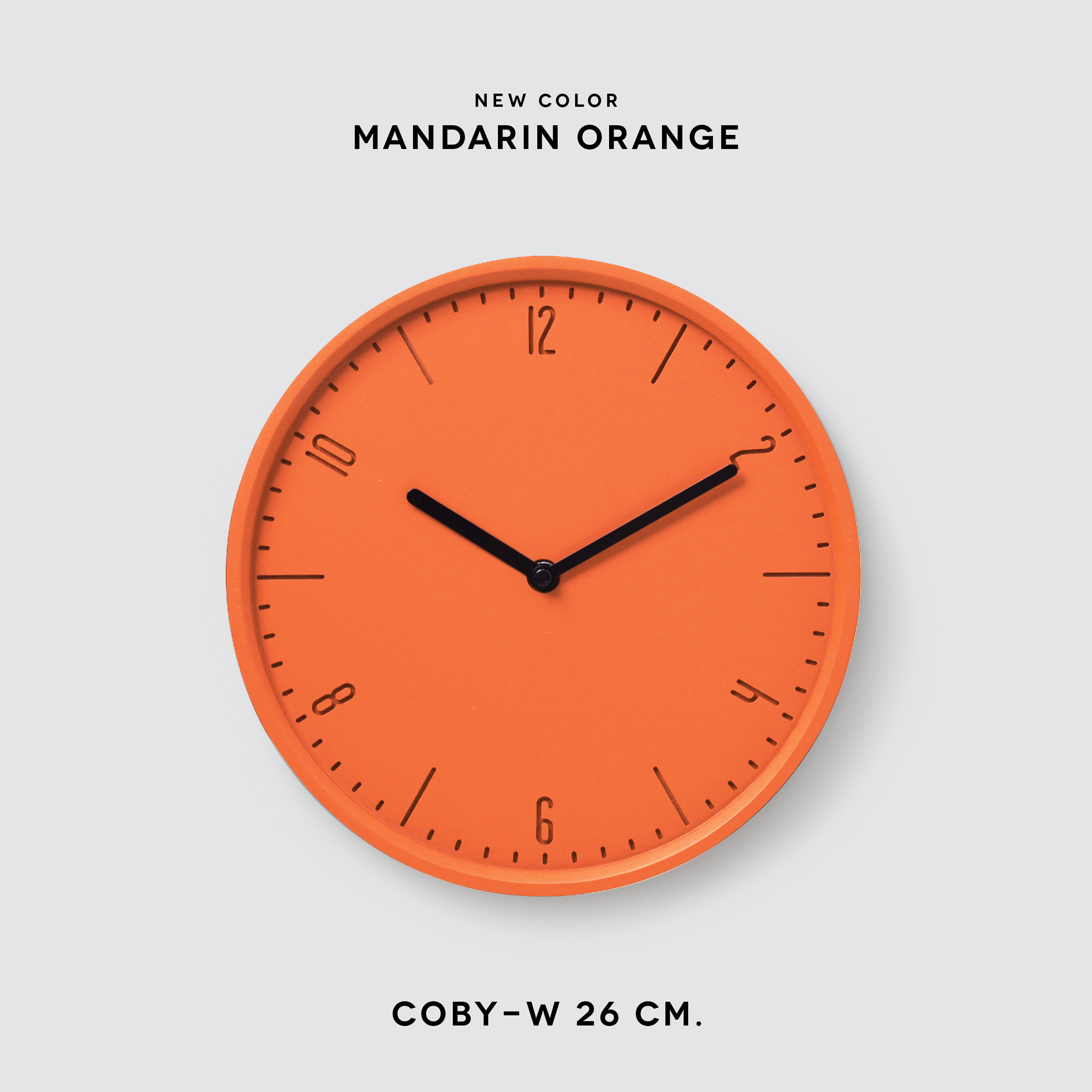 COBY-W 26 cm wall clock